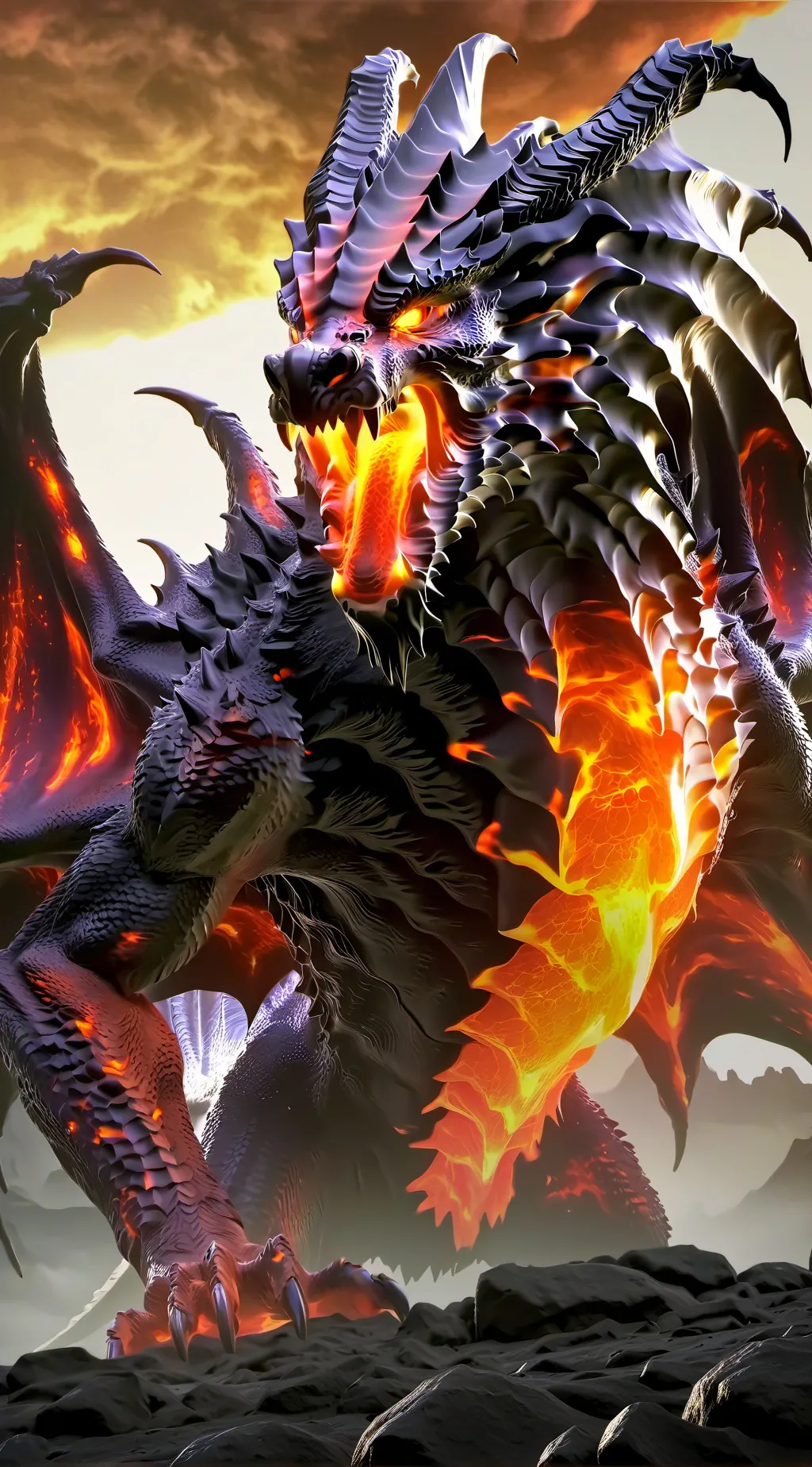 ai character: Dragon mate background