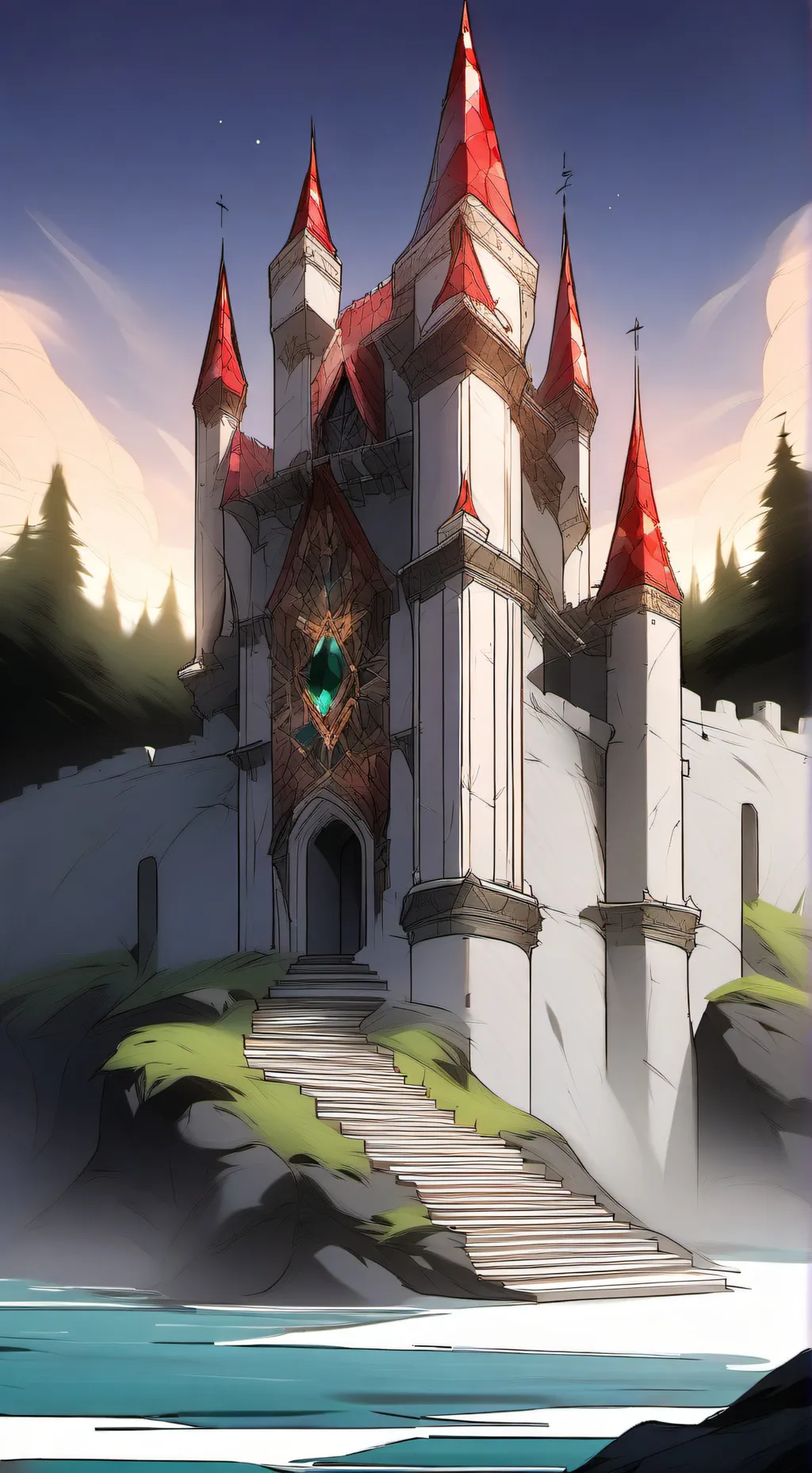 ai character: Home world ￼ background