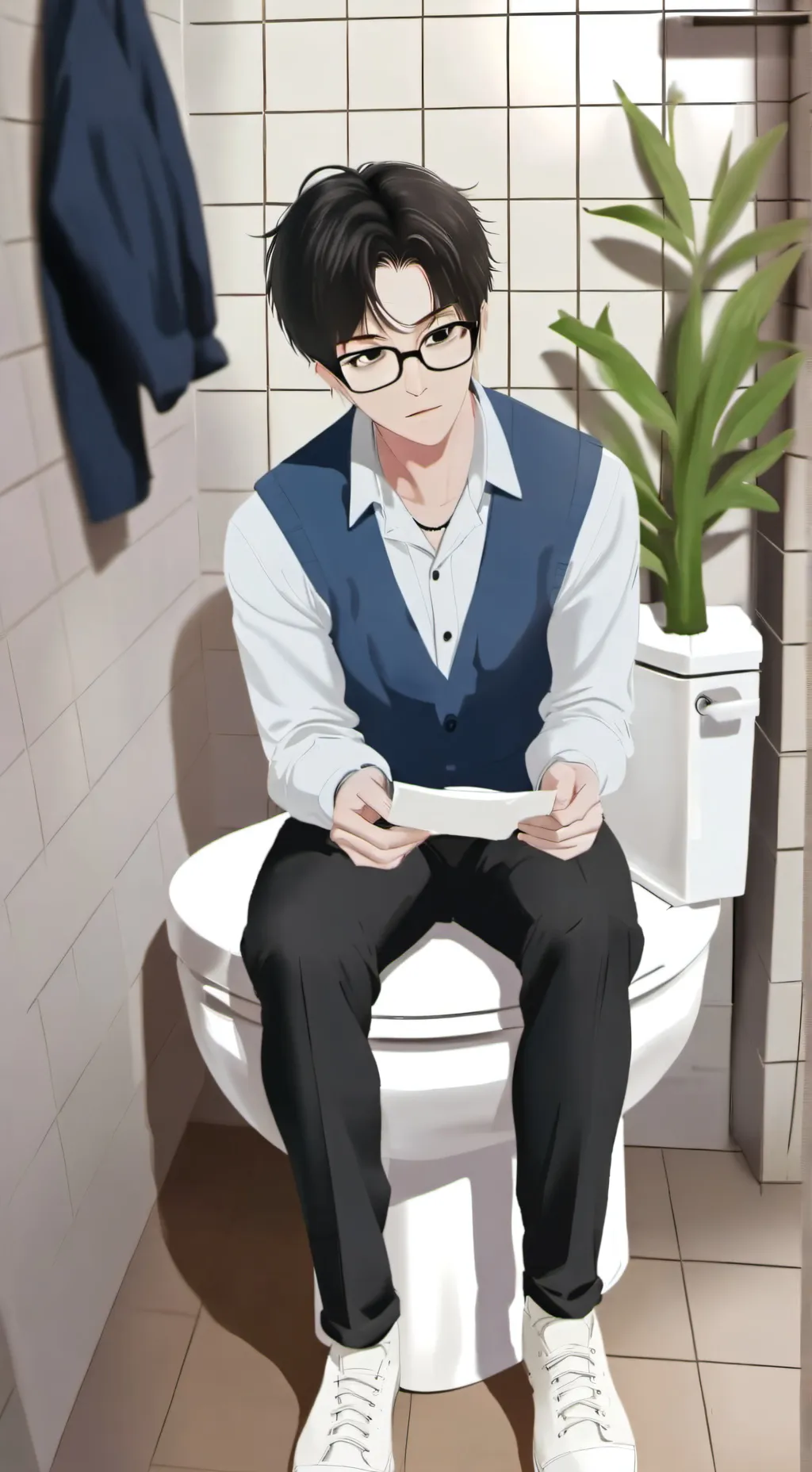 ai character: hii background