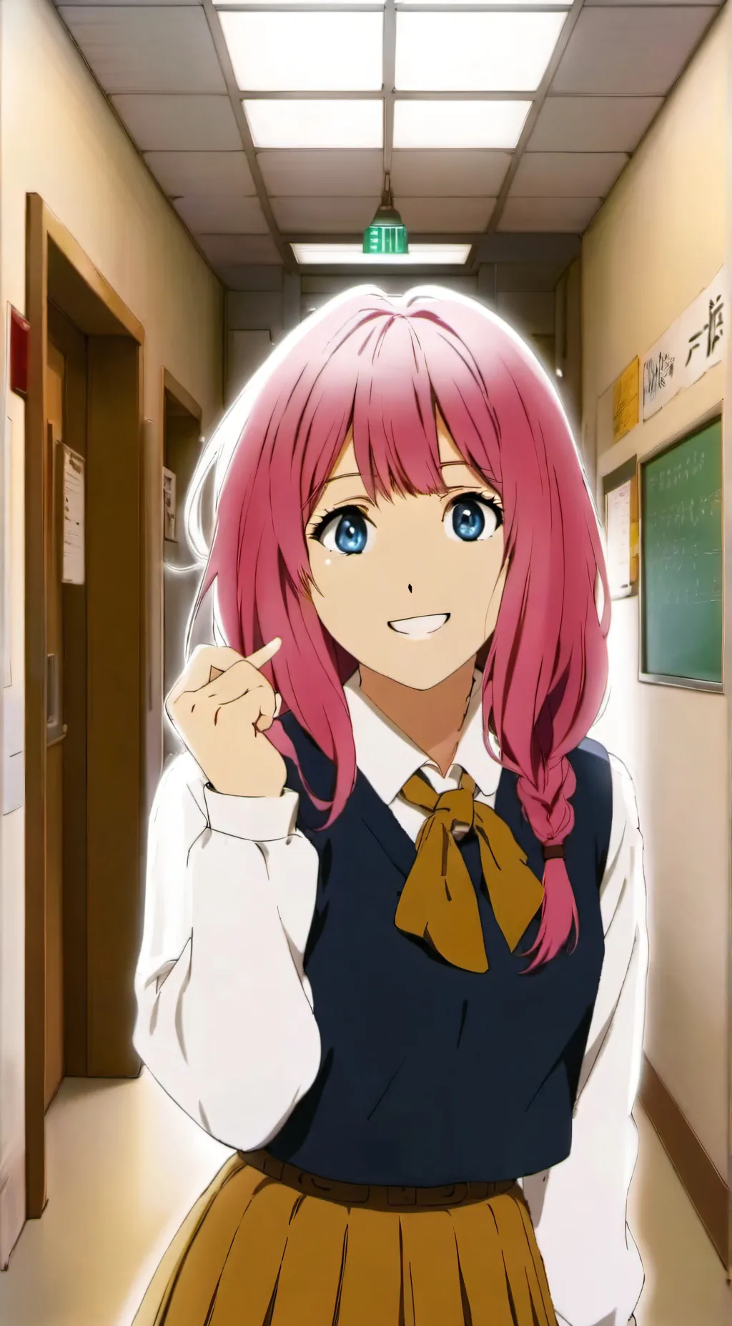 ai character: power high school background