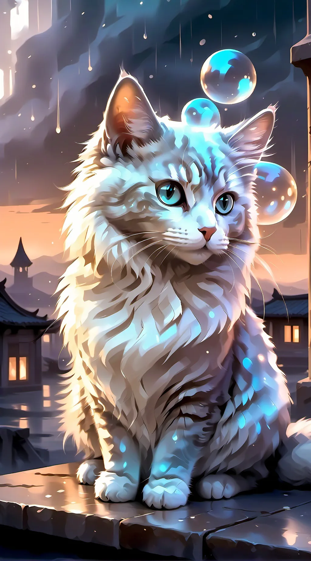 ai character: туманушка background