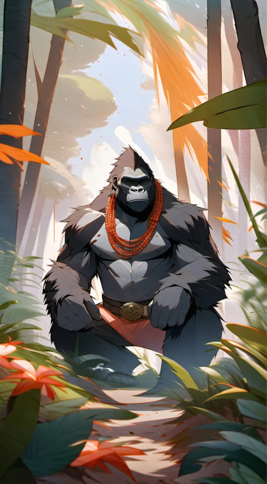 ai character: Majora x Maxo background