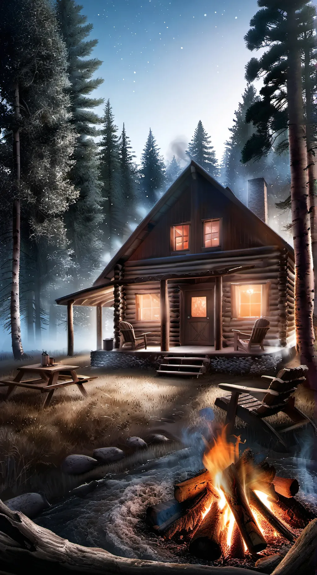 ai character: De Campamento  background