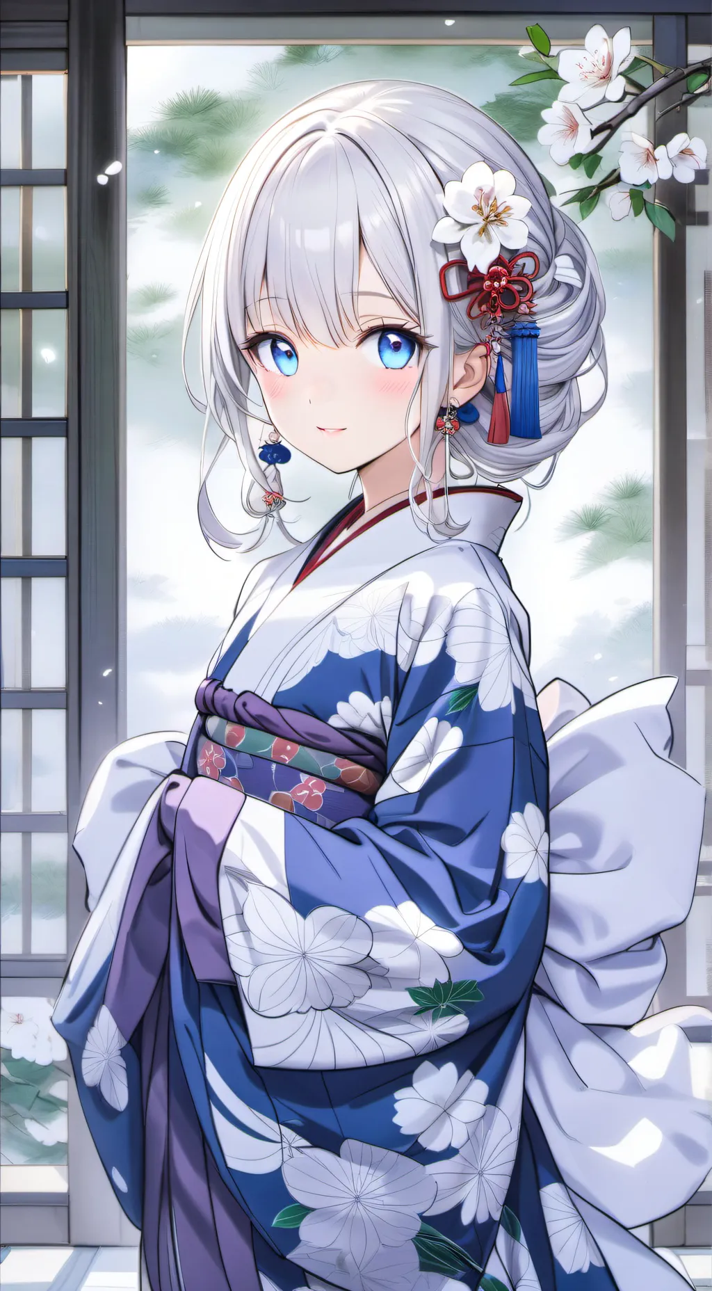 ai character: Luna background