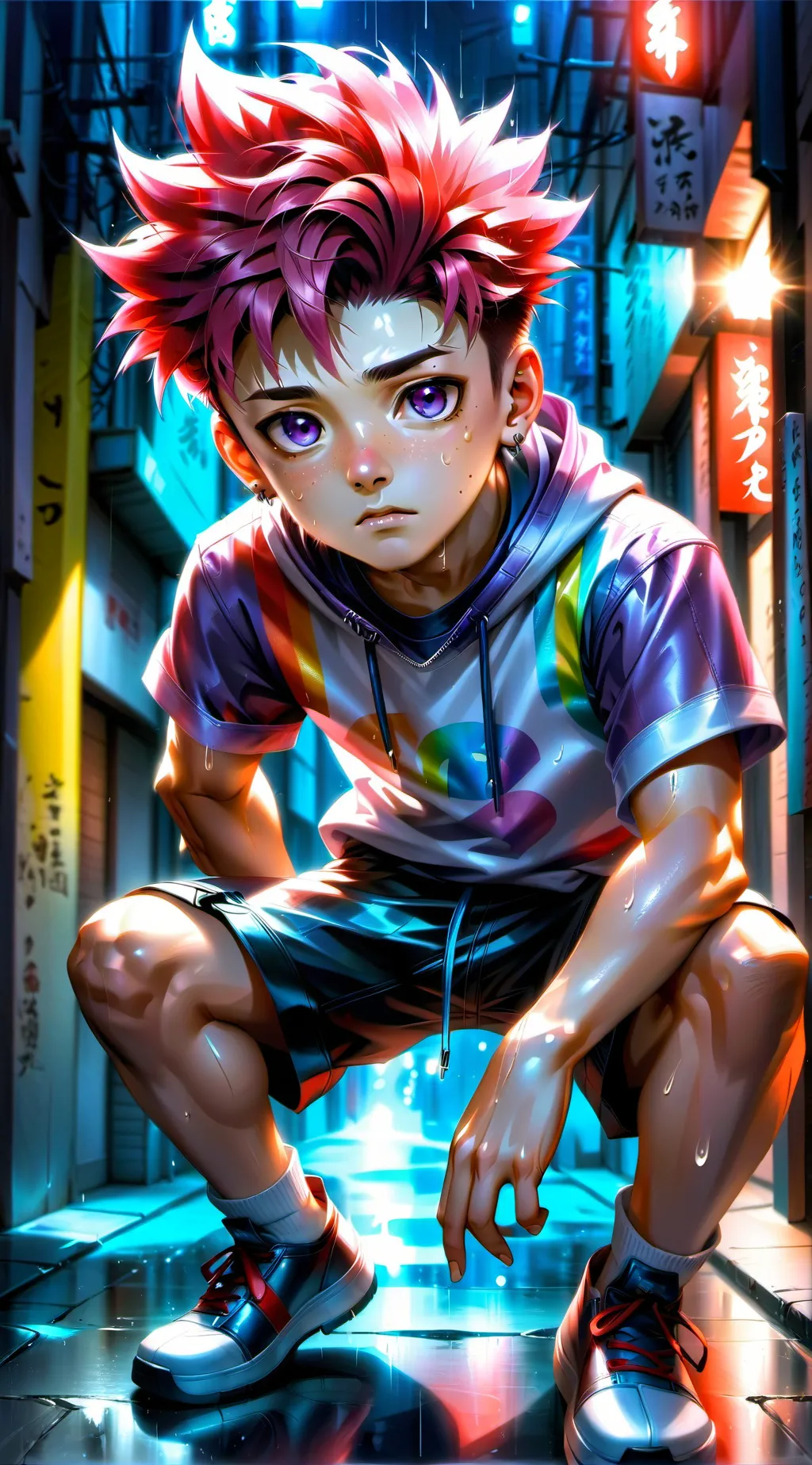 ai character: Marsh background