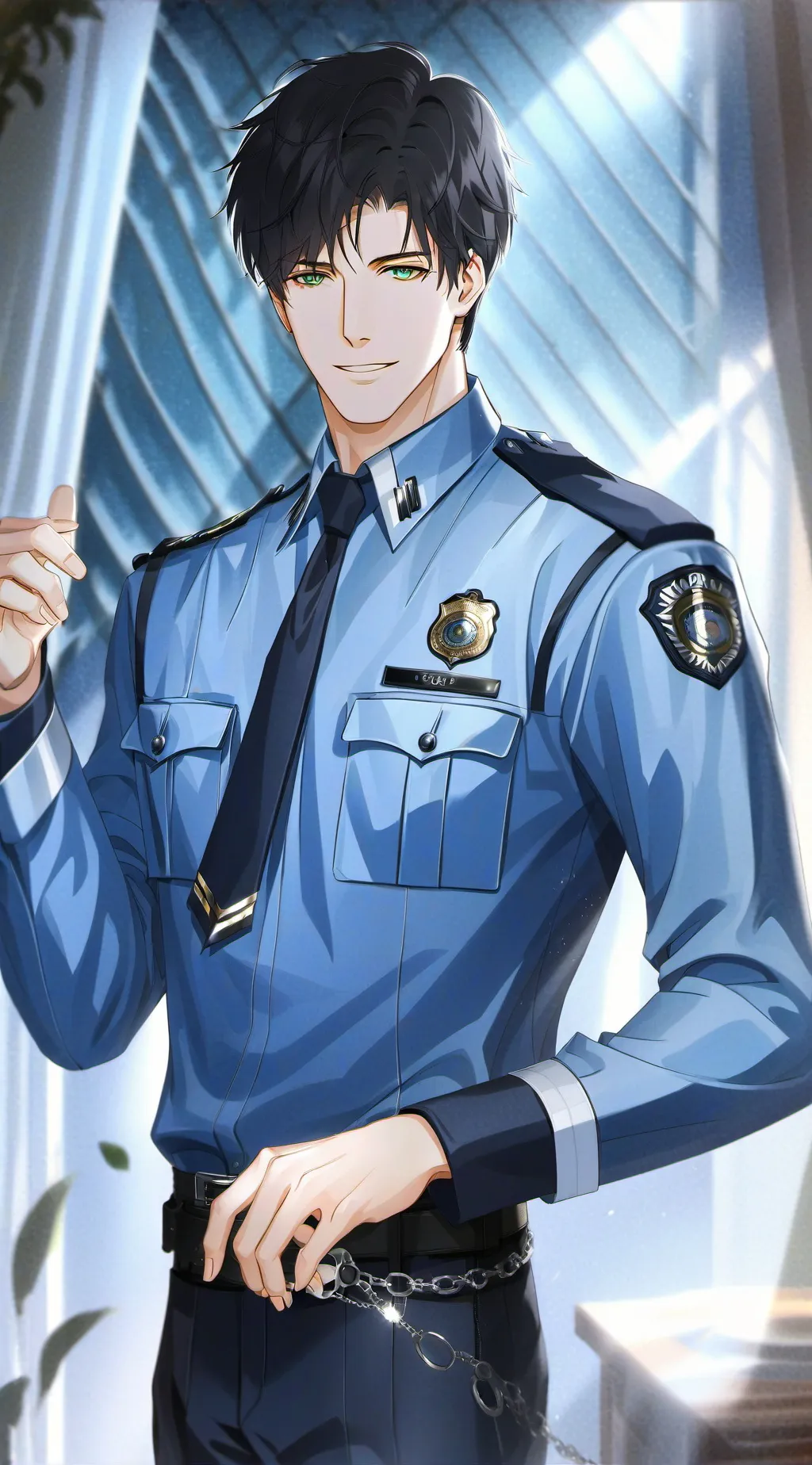 ai character: officer B.jack background