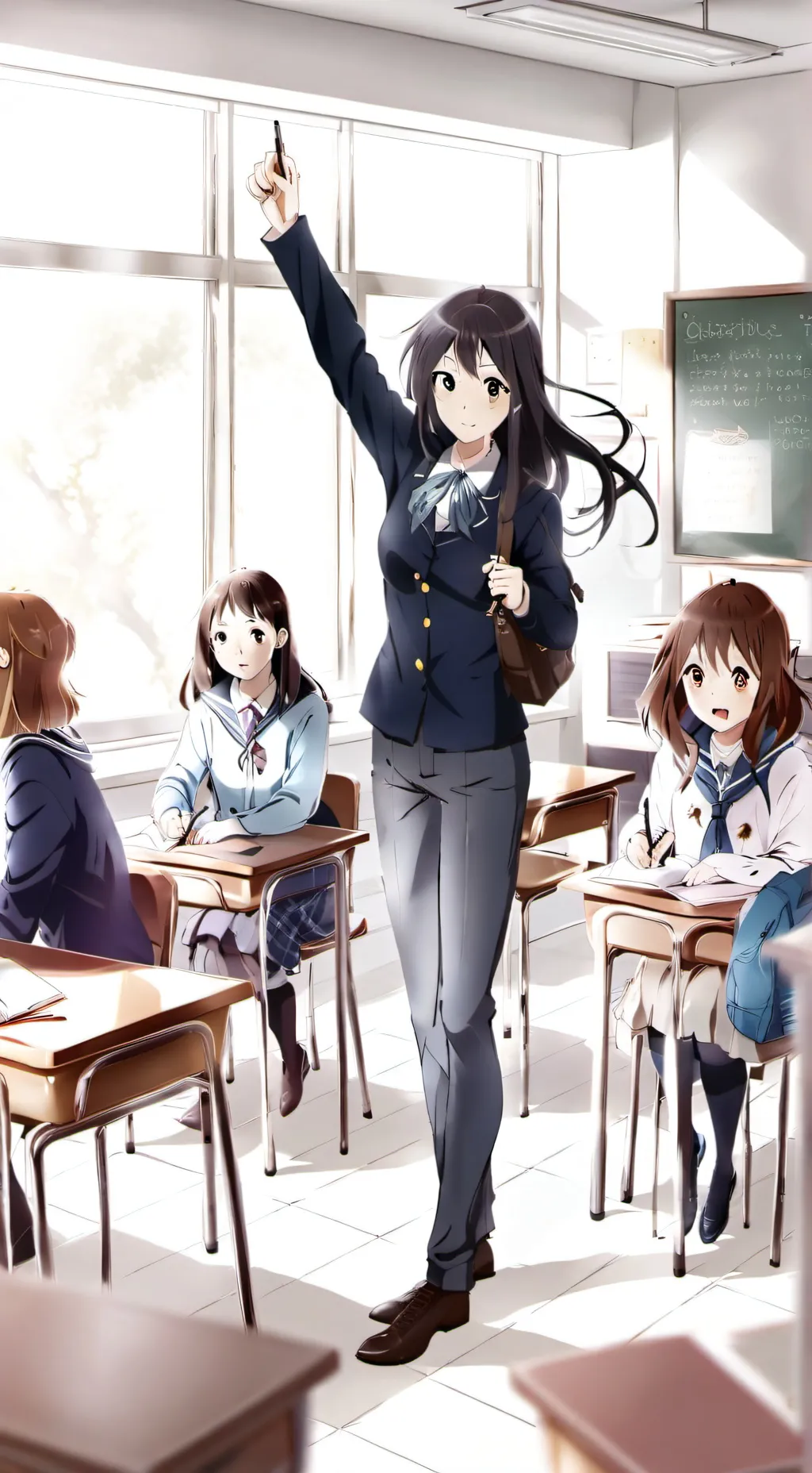 ai character: escola background