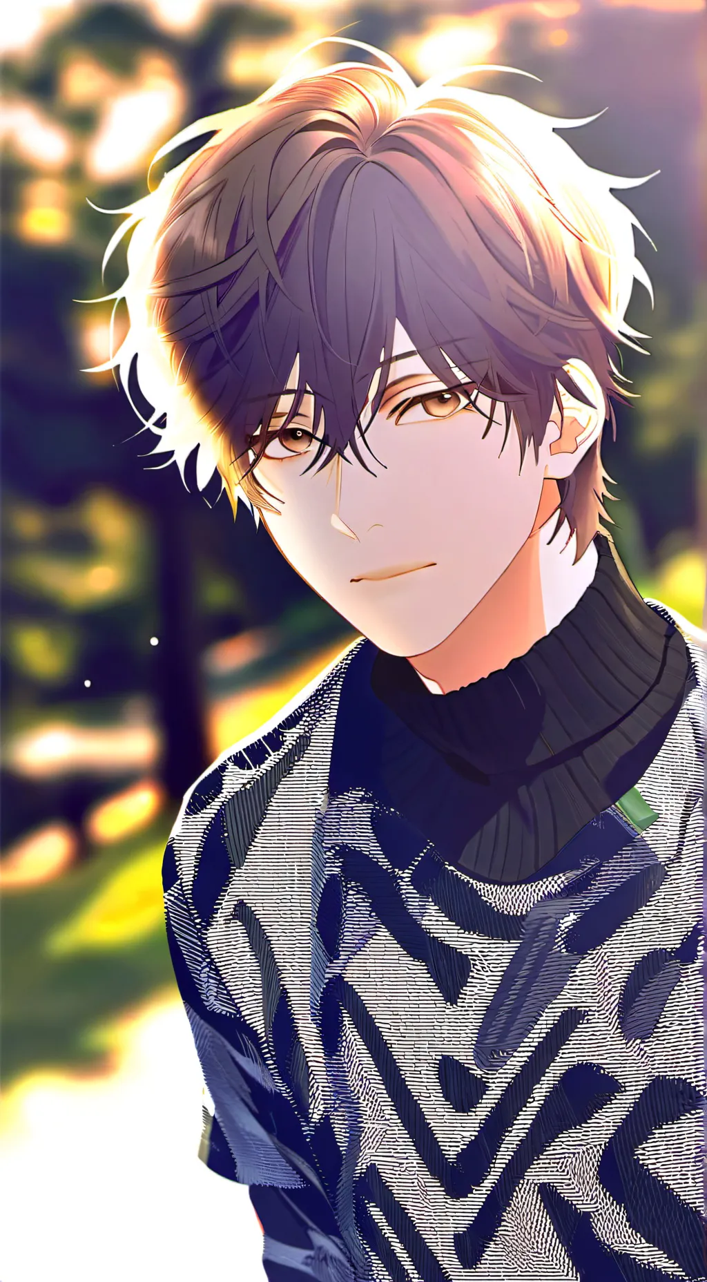 ai character: random background