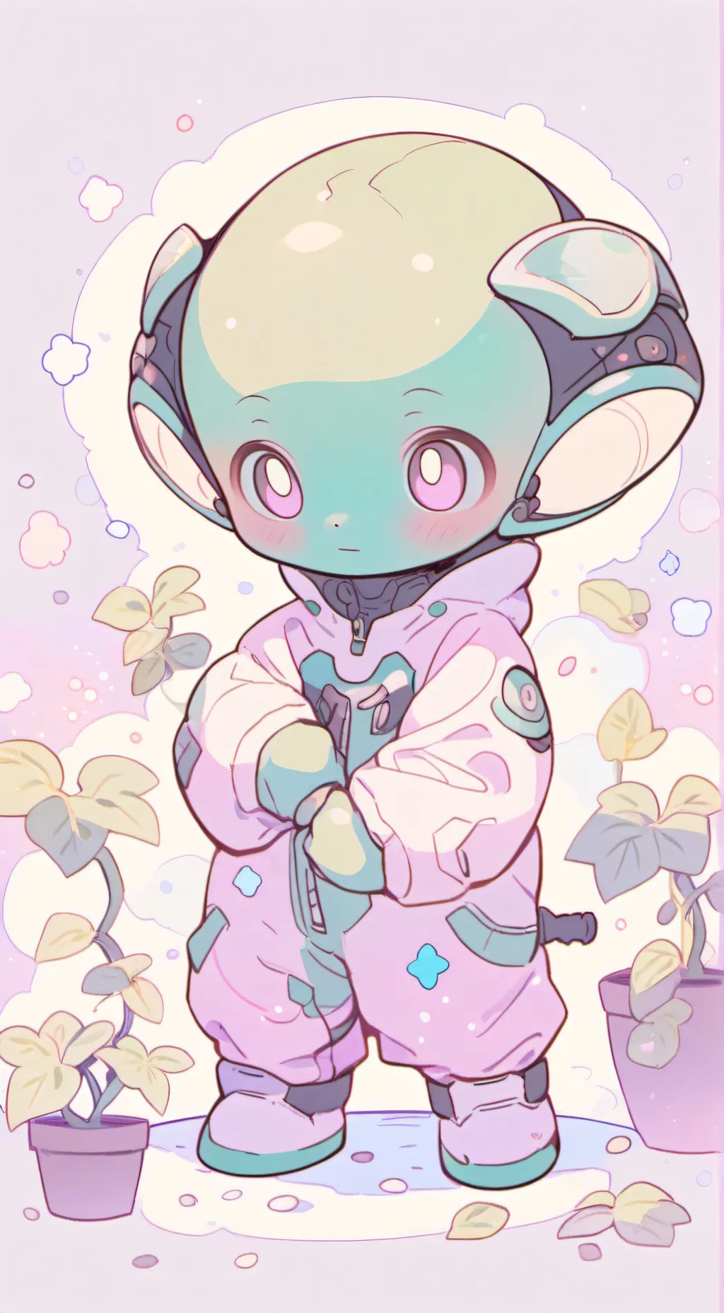 ai character: gleepy glorp background