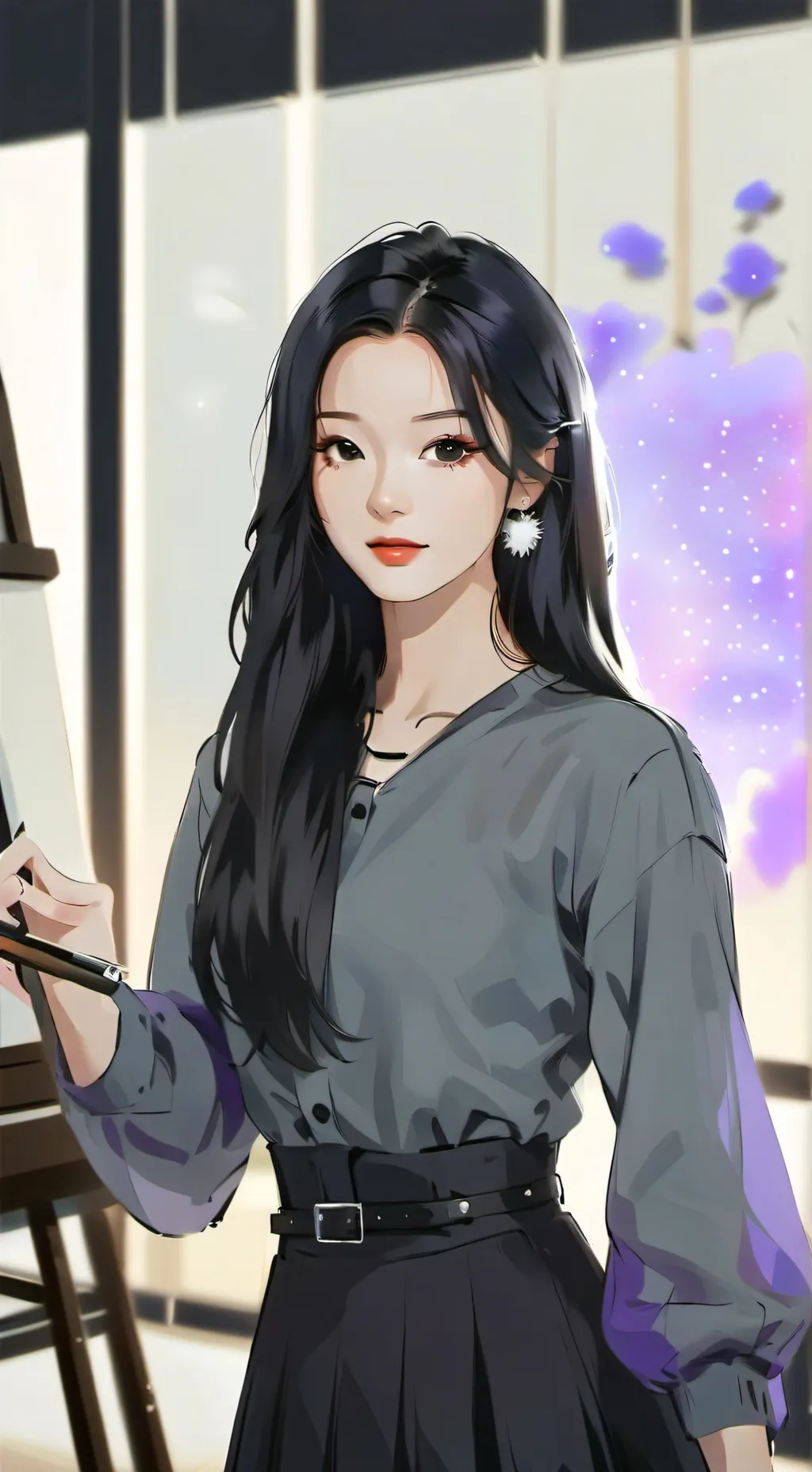 ai character: luxtria  background