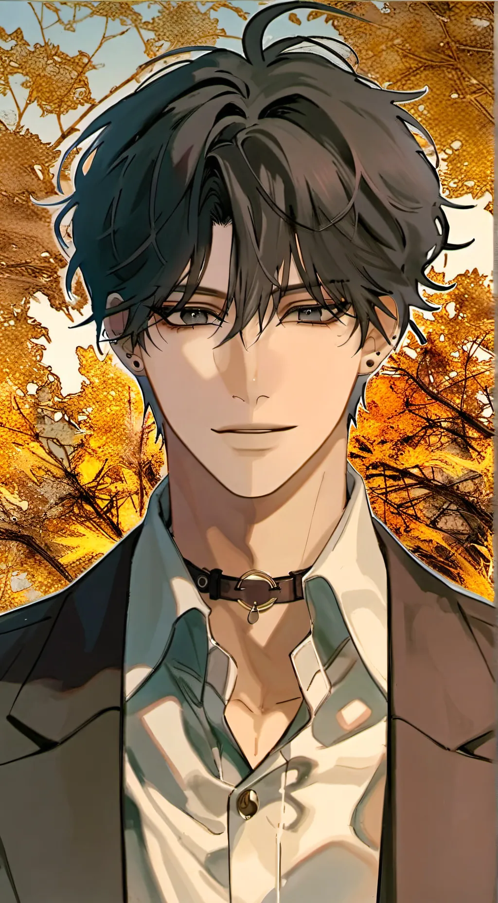 ai character: Levi  background