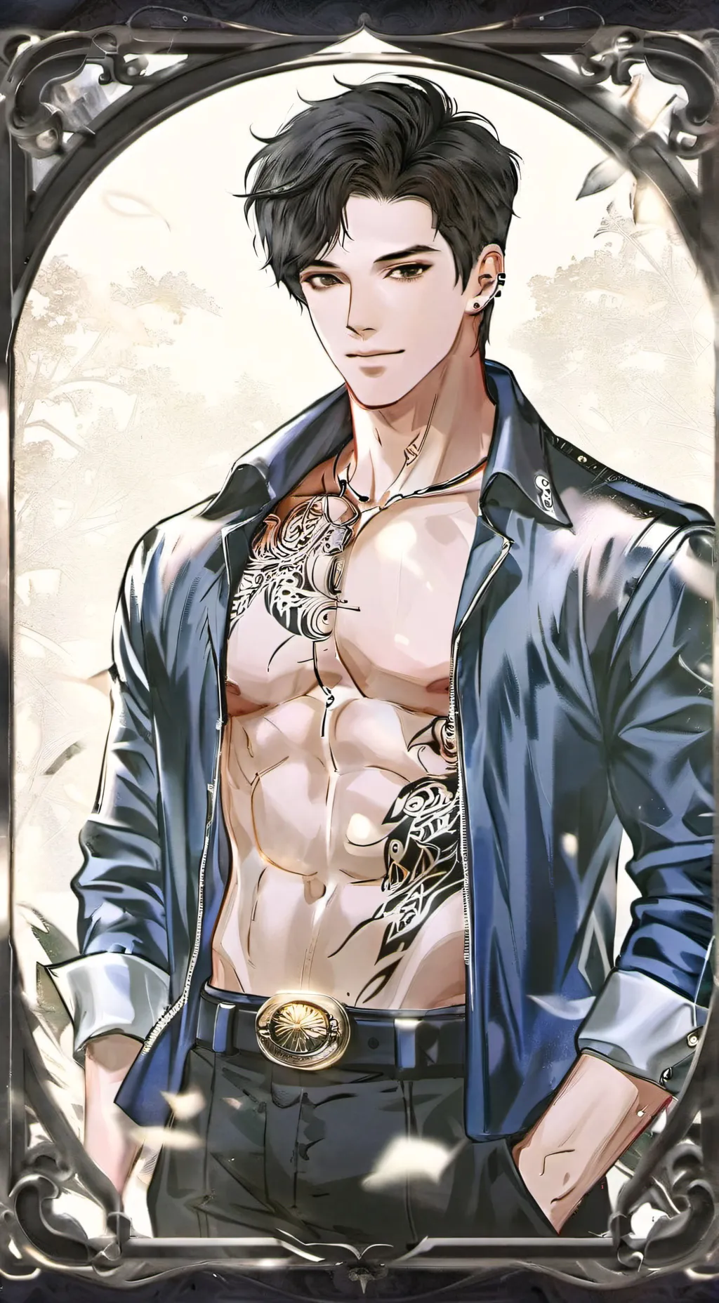 ai character: Ryon Blackthorn background