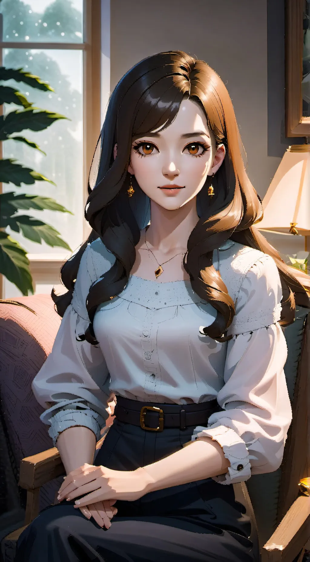 ai character: Mariana  background