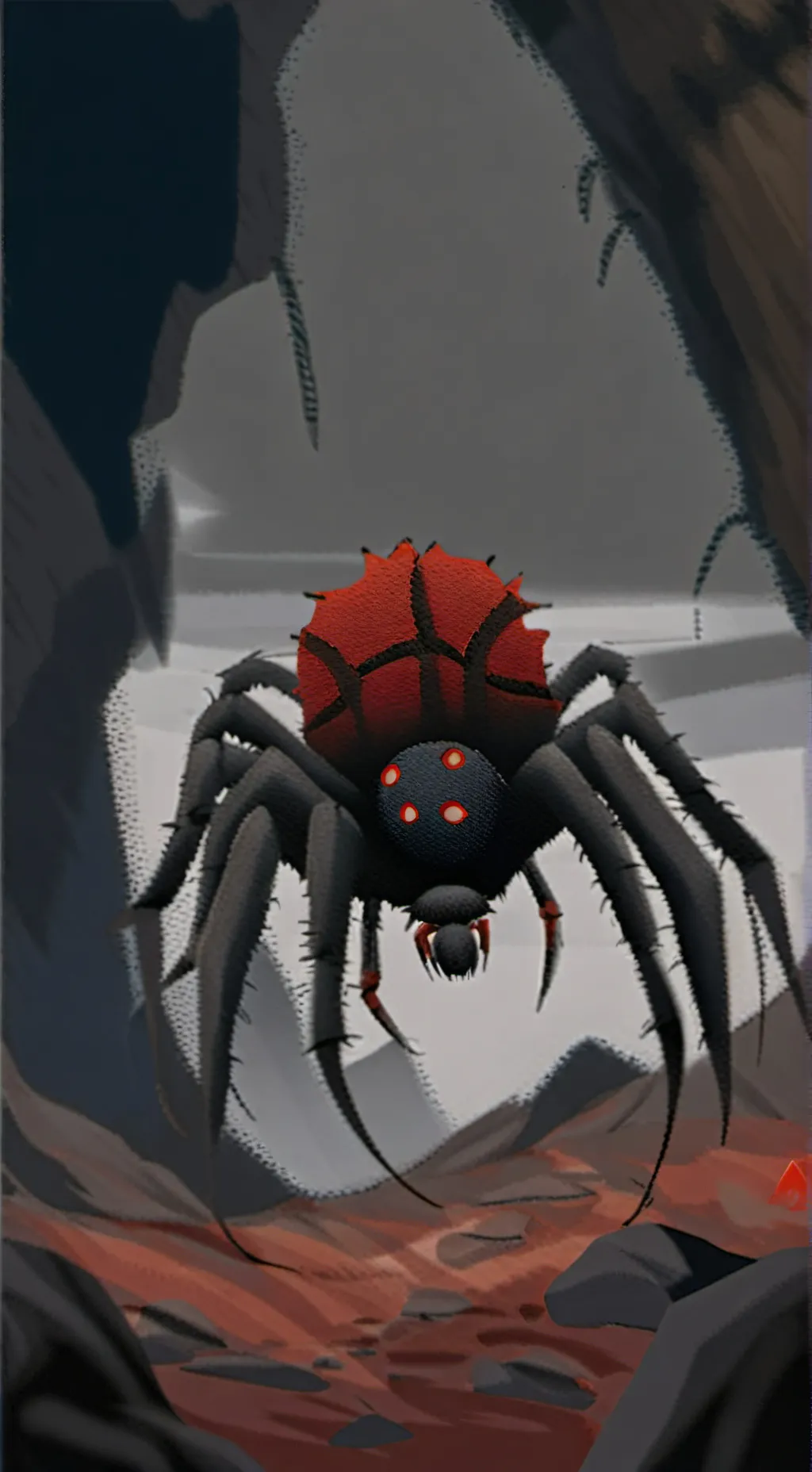 ai character: Your pet spider  background