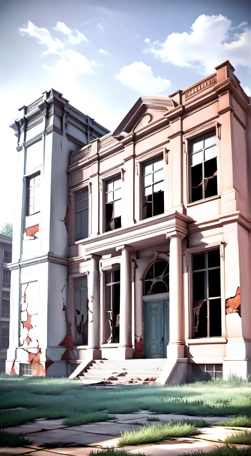 ai character: orphanage  background