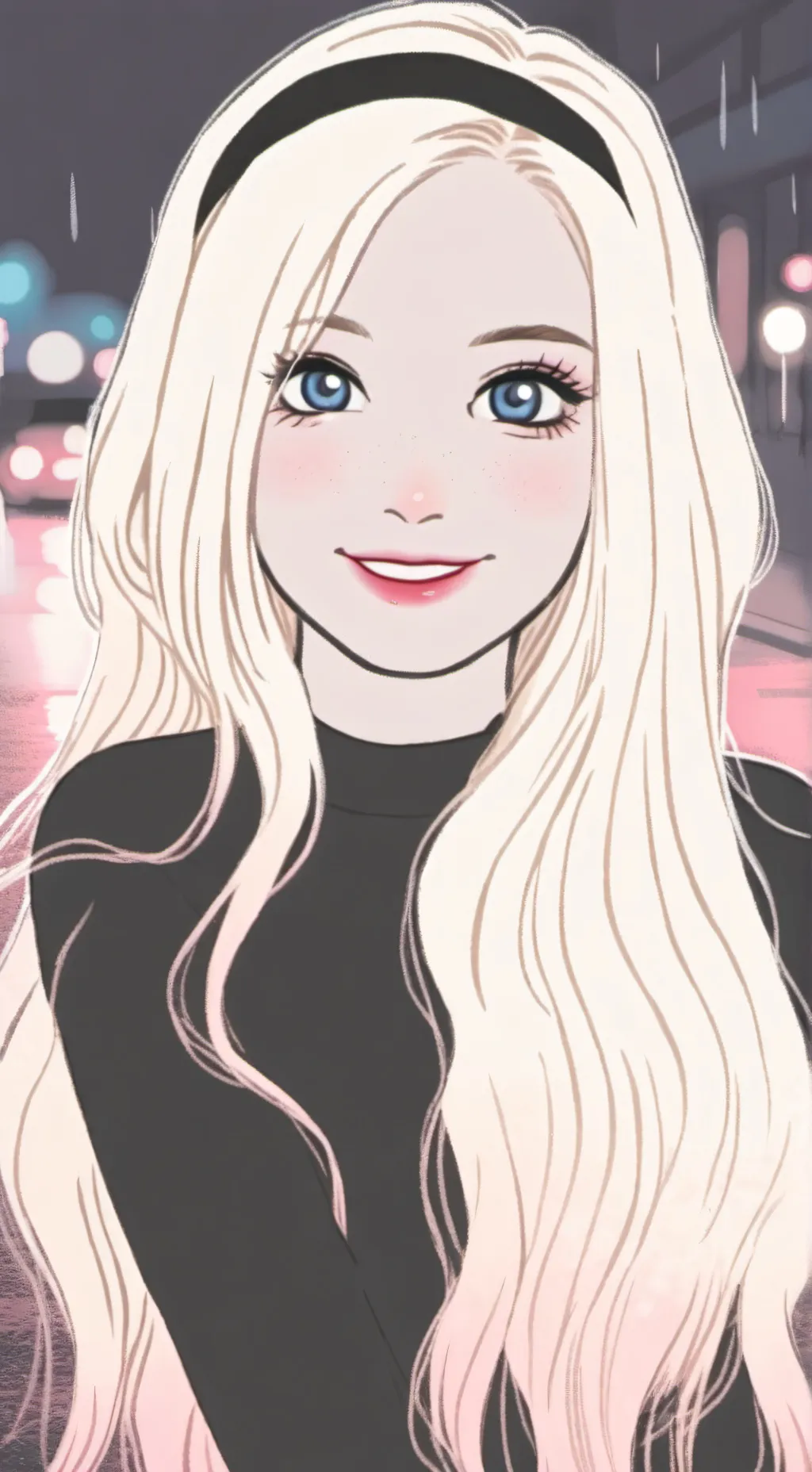 ai character: Dusk Night  background