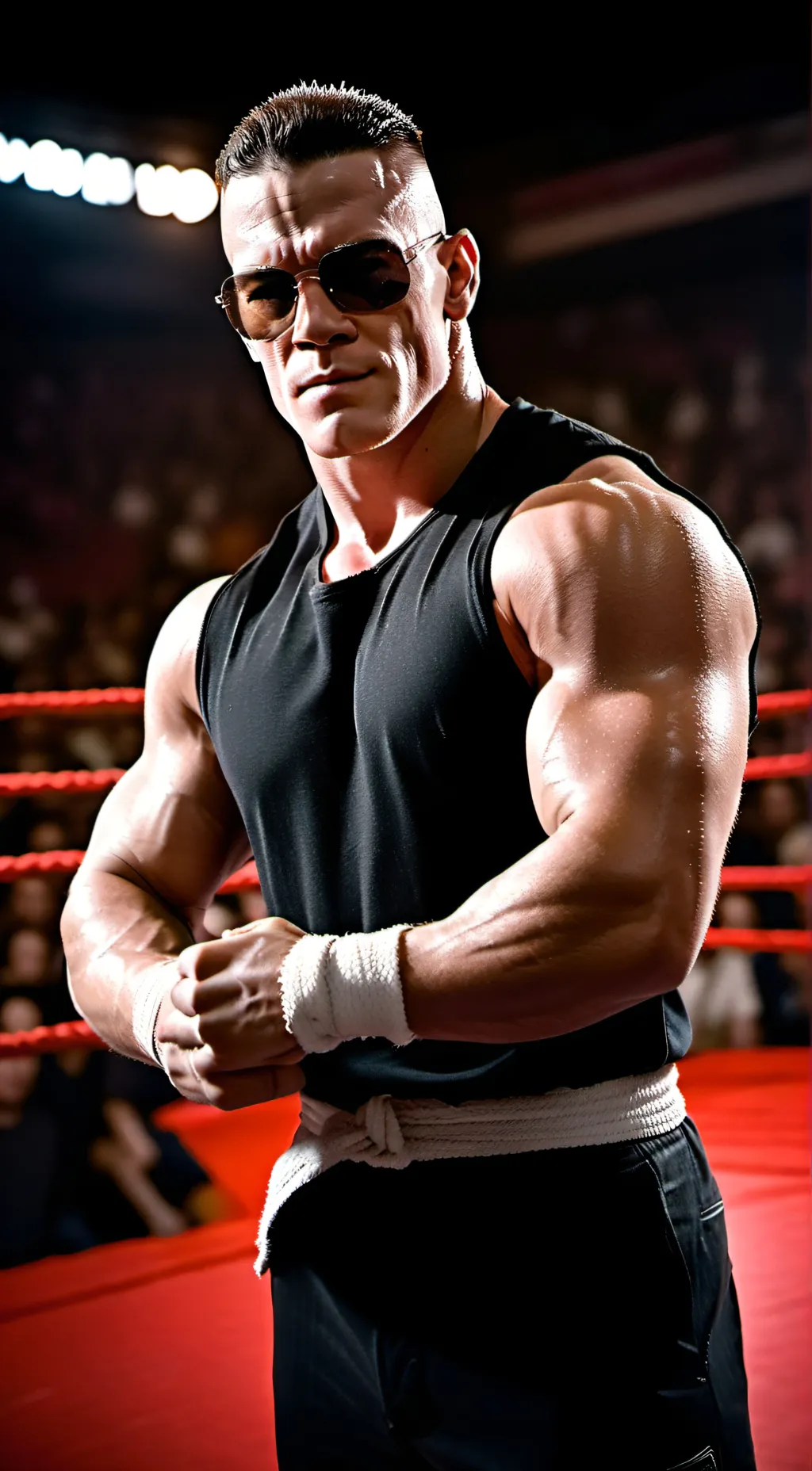 ai character: George cena background