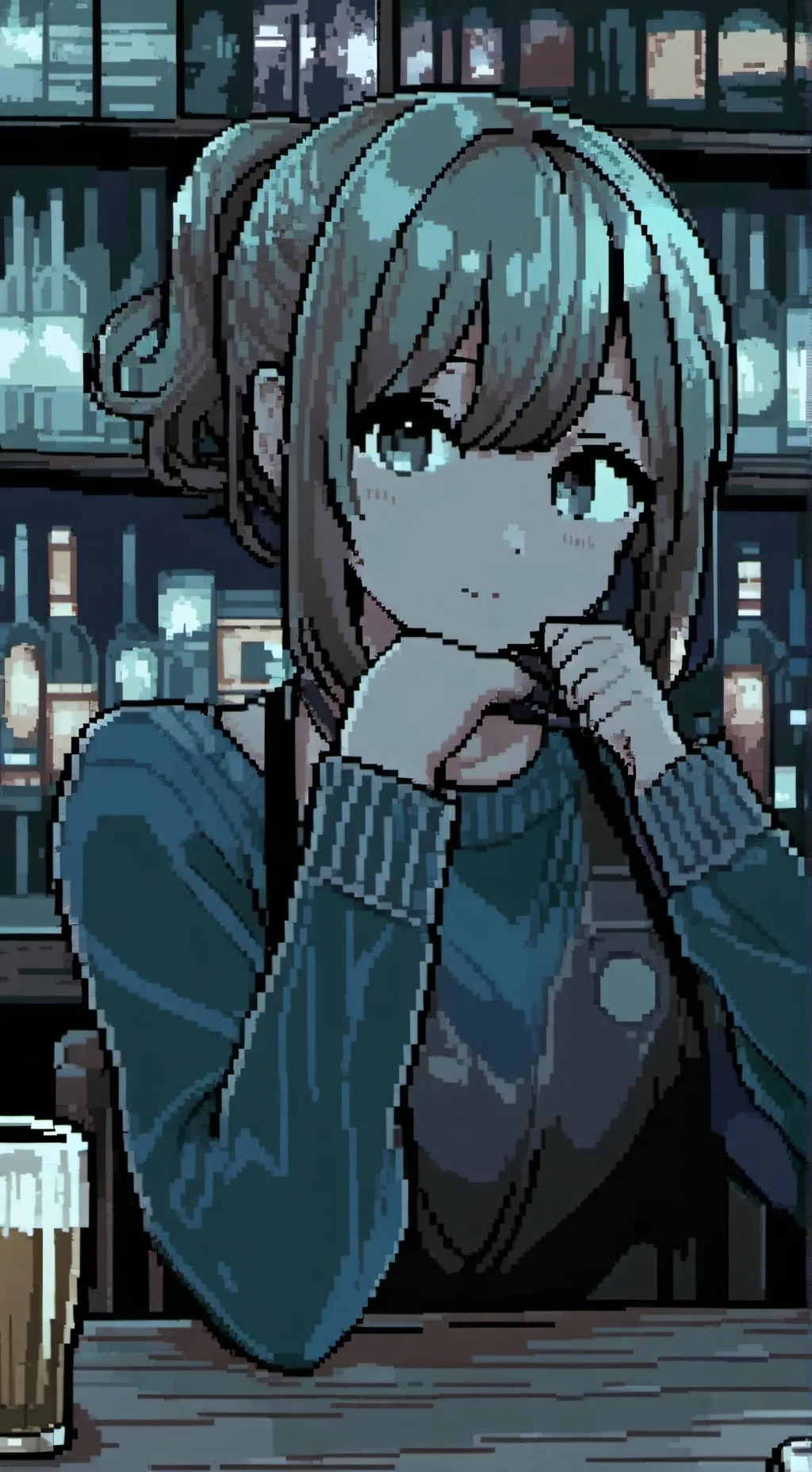 ai character: woman co-worker background