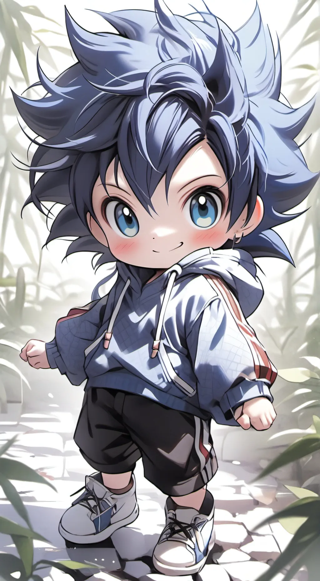 ai character: baby Sonic  background