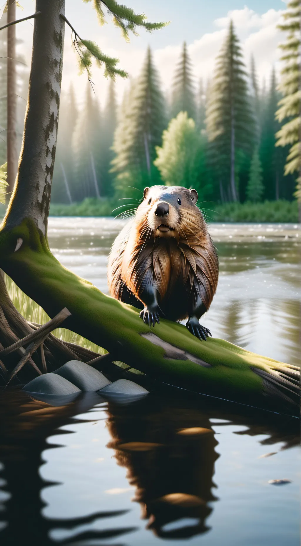 ai character: bober background