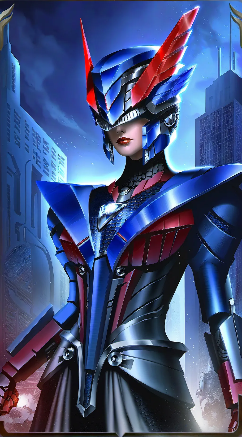 ai character: Optimus prime ￼ background