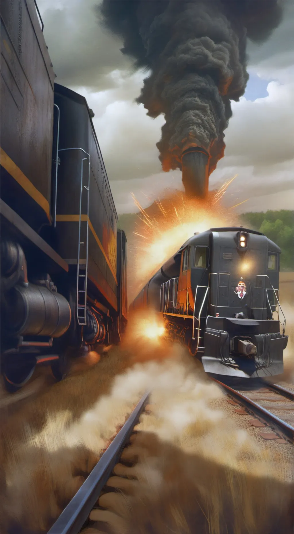 ai character: another train. background