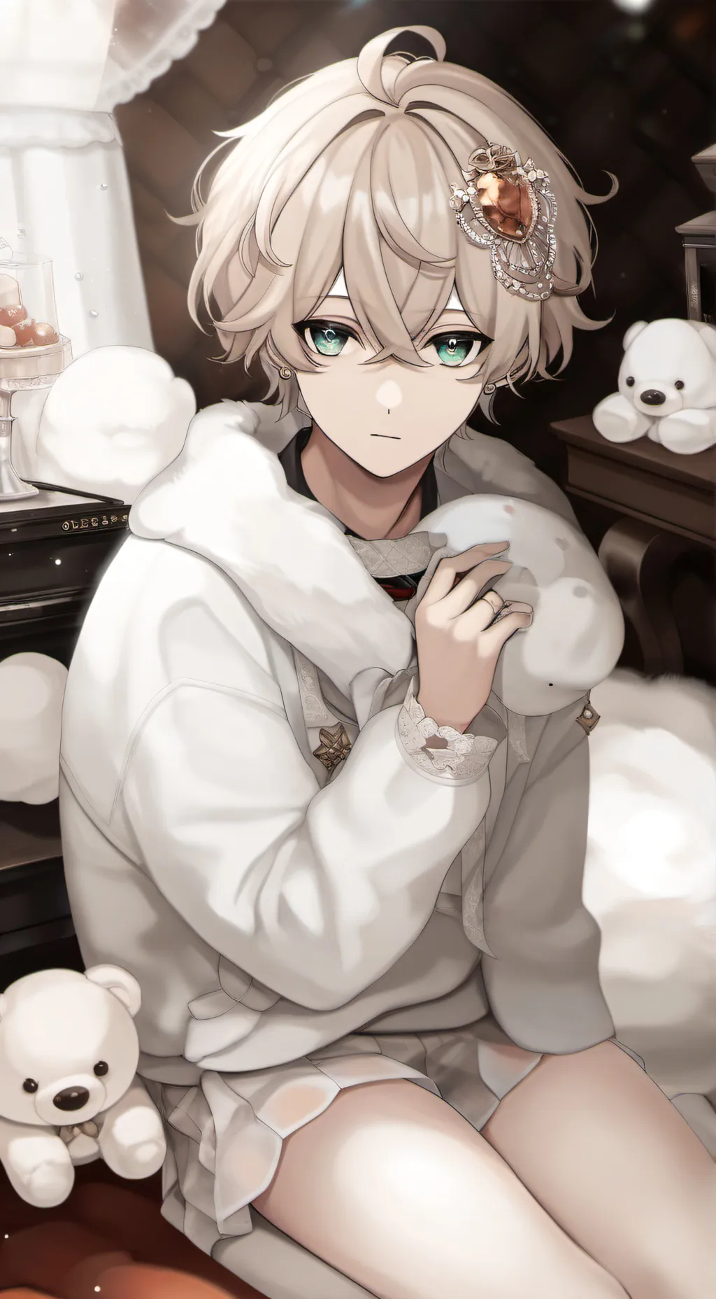 ai character: AloneNow Song Mha  background