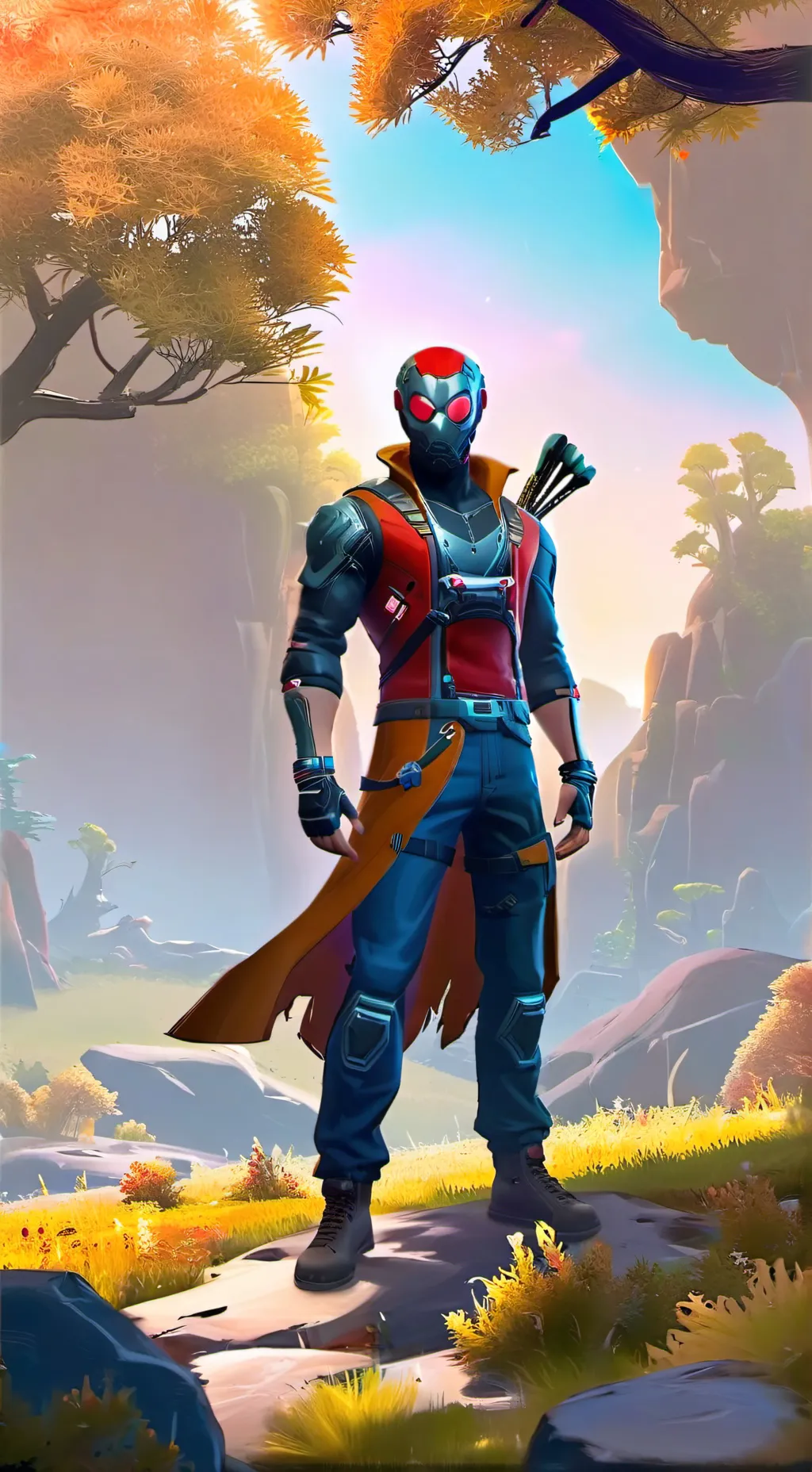 ai character: evanhamster  background