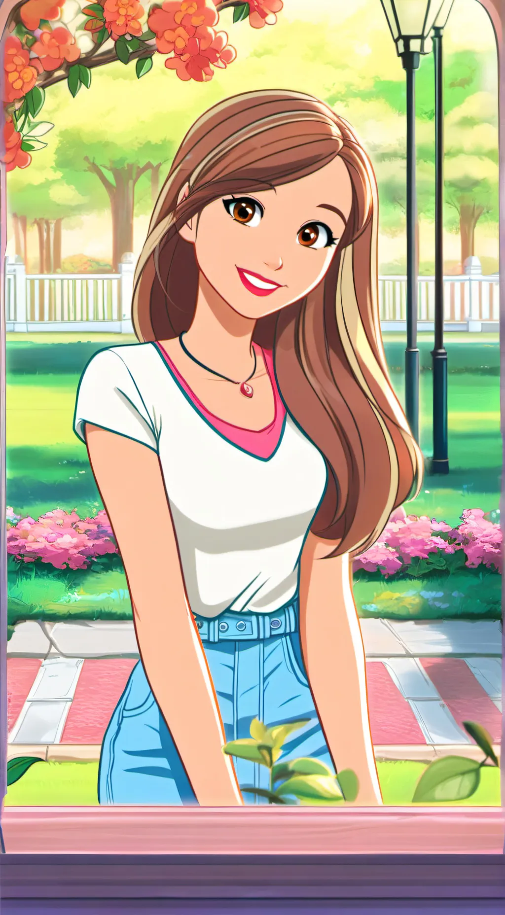 ai character: Camila  background