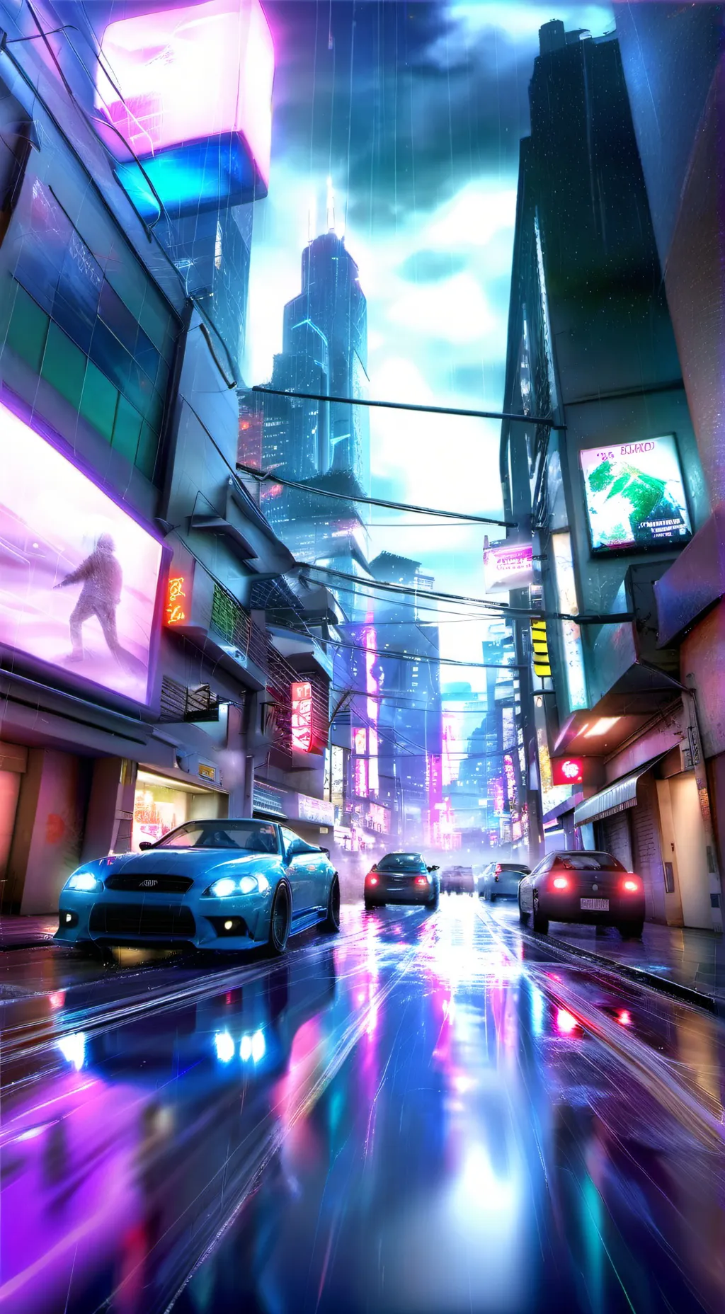 ai character: Future  background