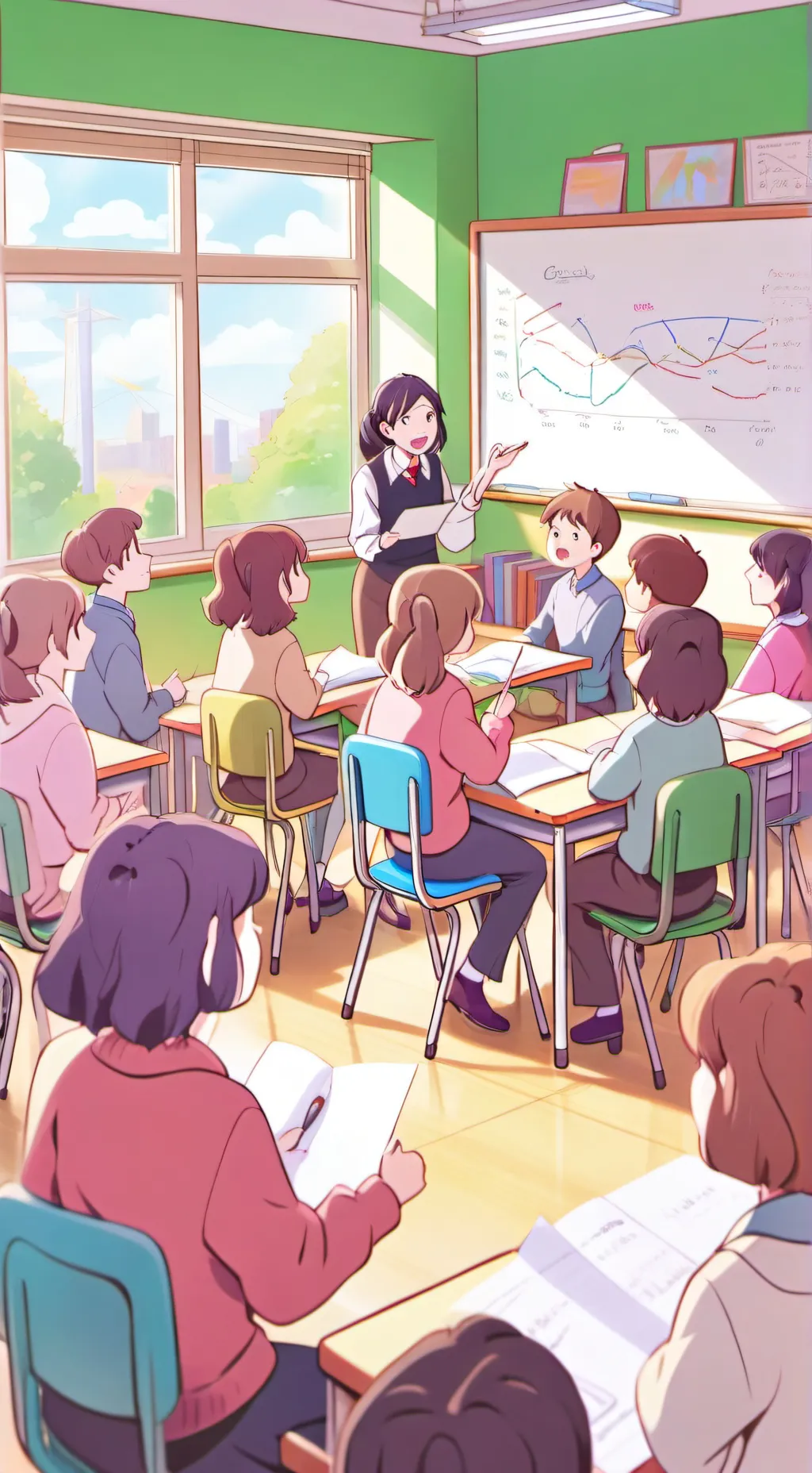 ai character: Your class. background