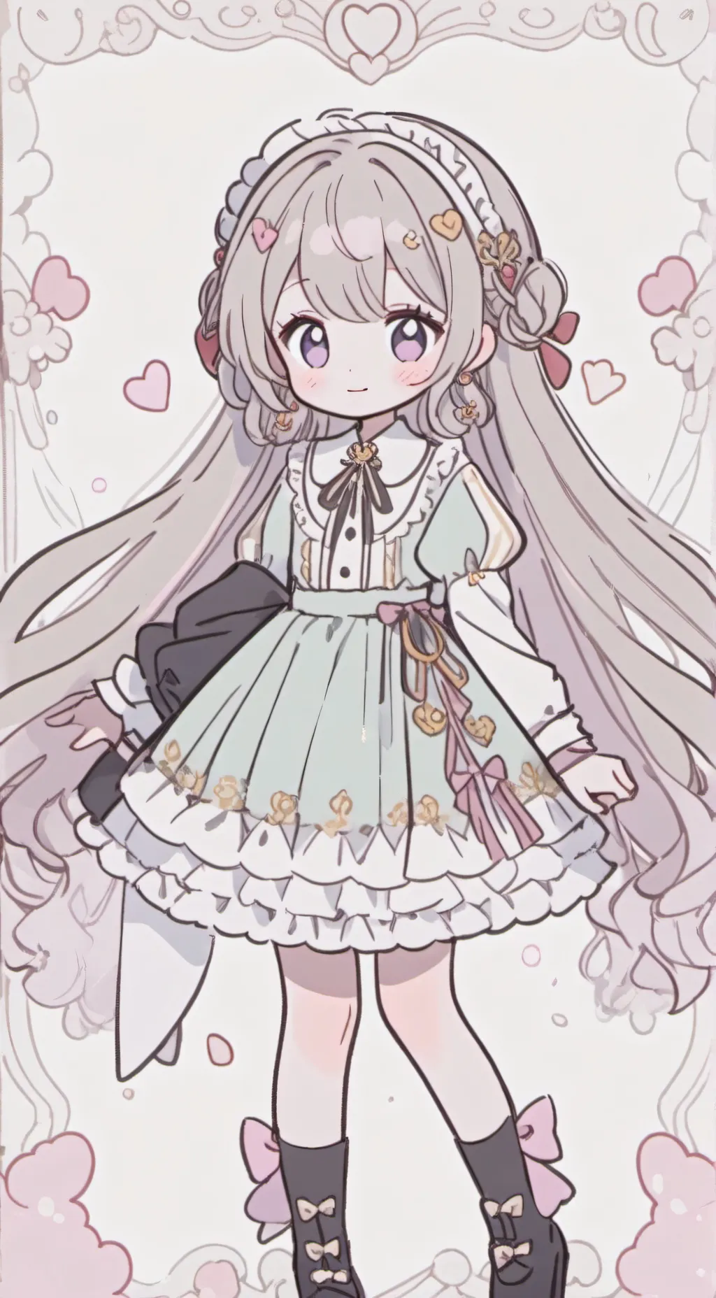 ai character: Lil sis  background