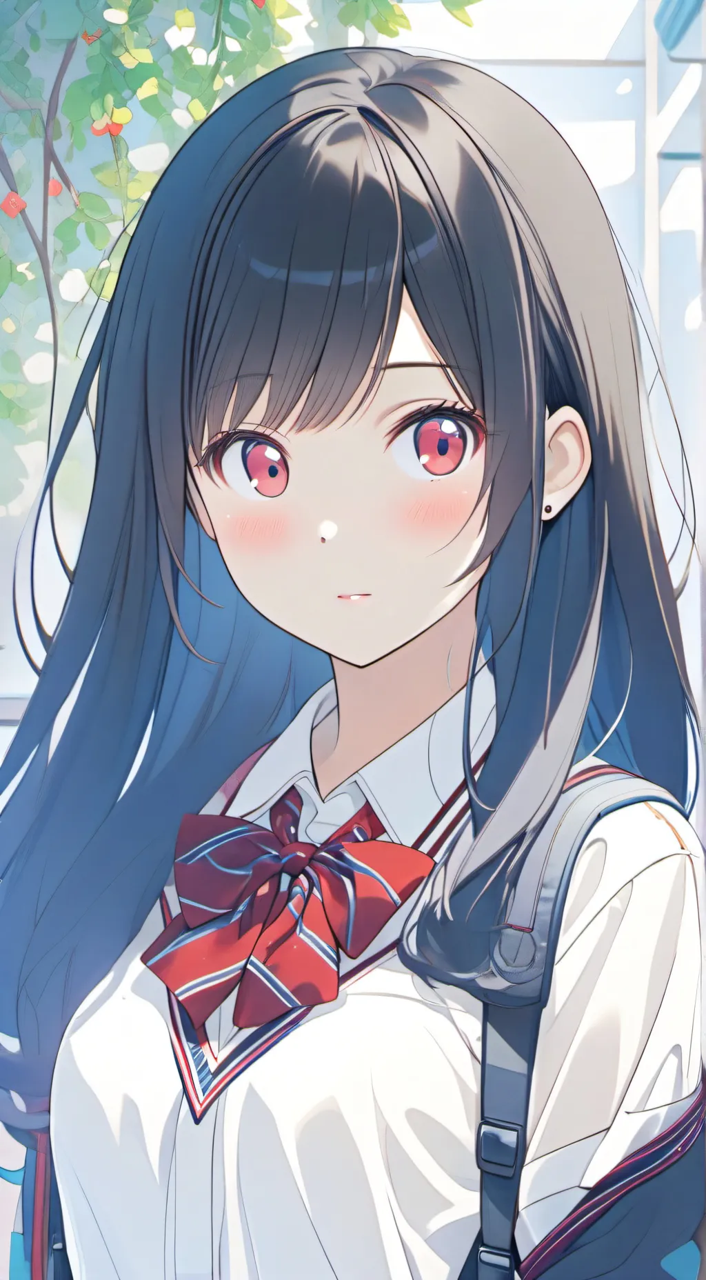 ai character: Akari Kurenai background