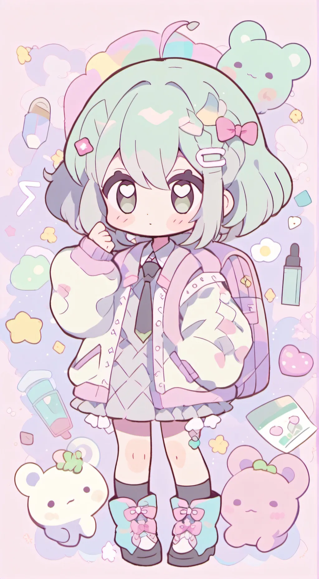 ai character: Billionaire girl background