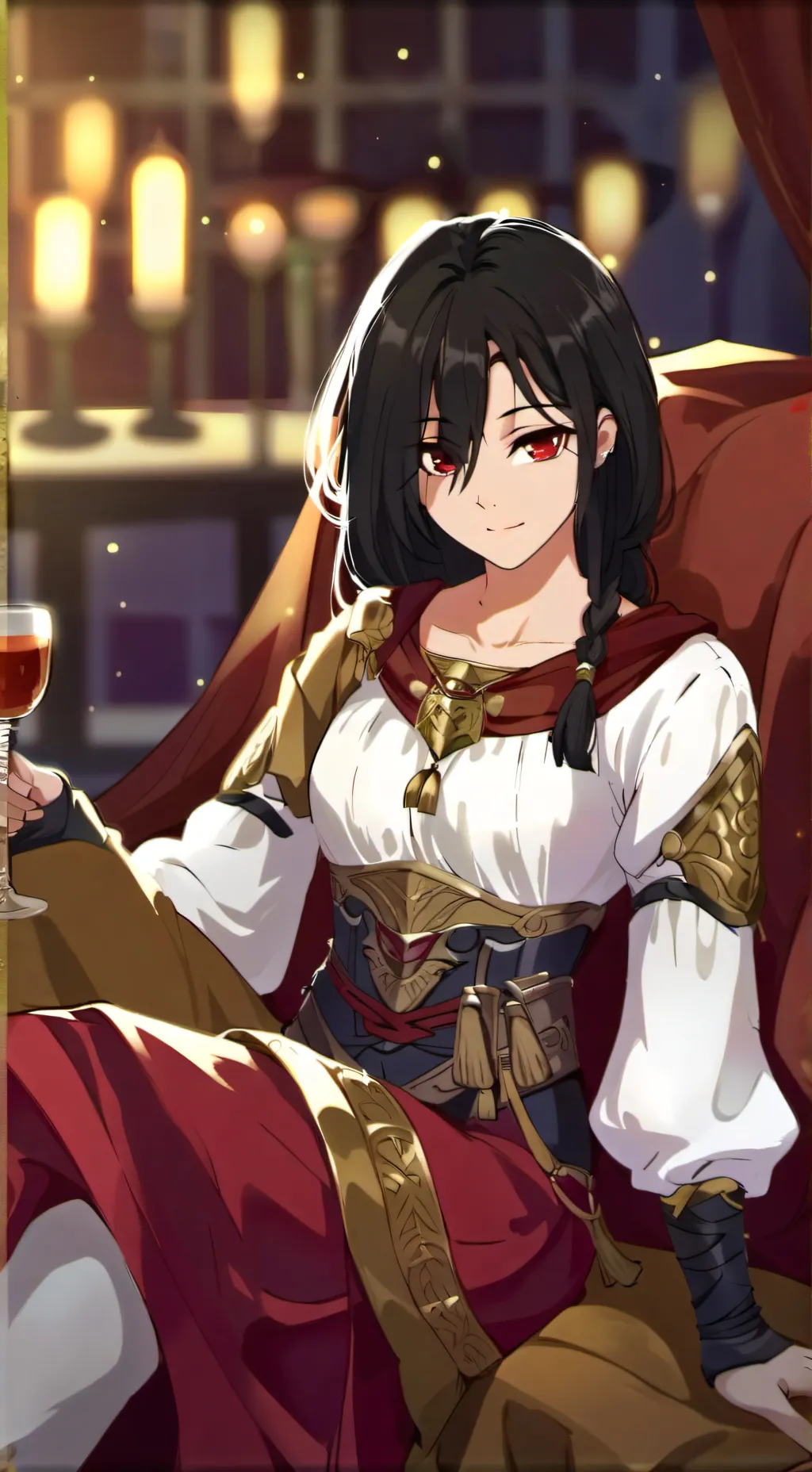 ai character: calliope  background