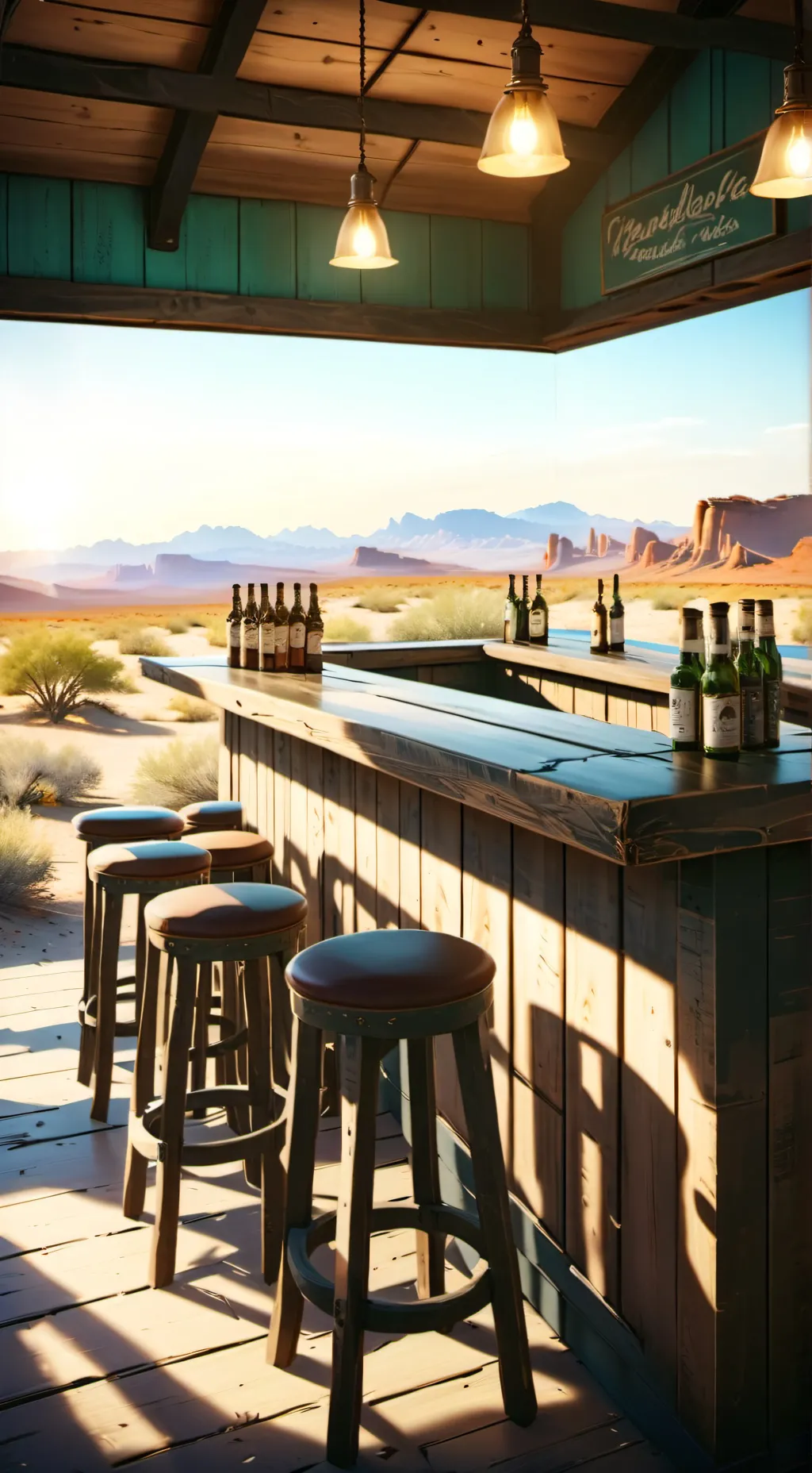 ai character: El bar👀 background