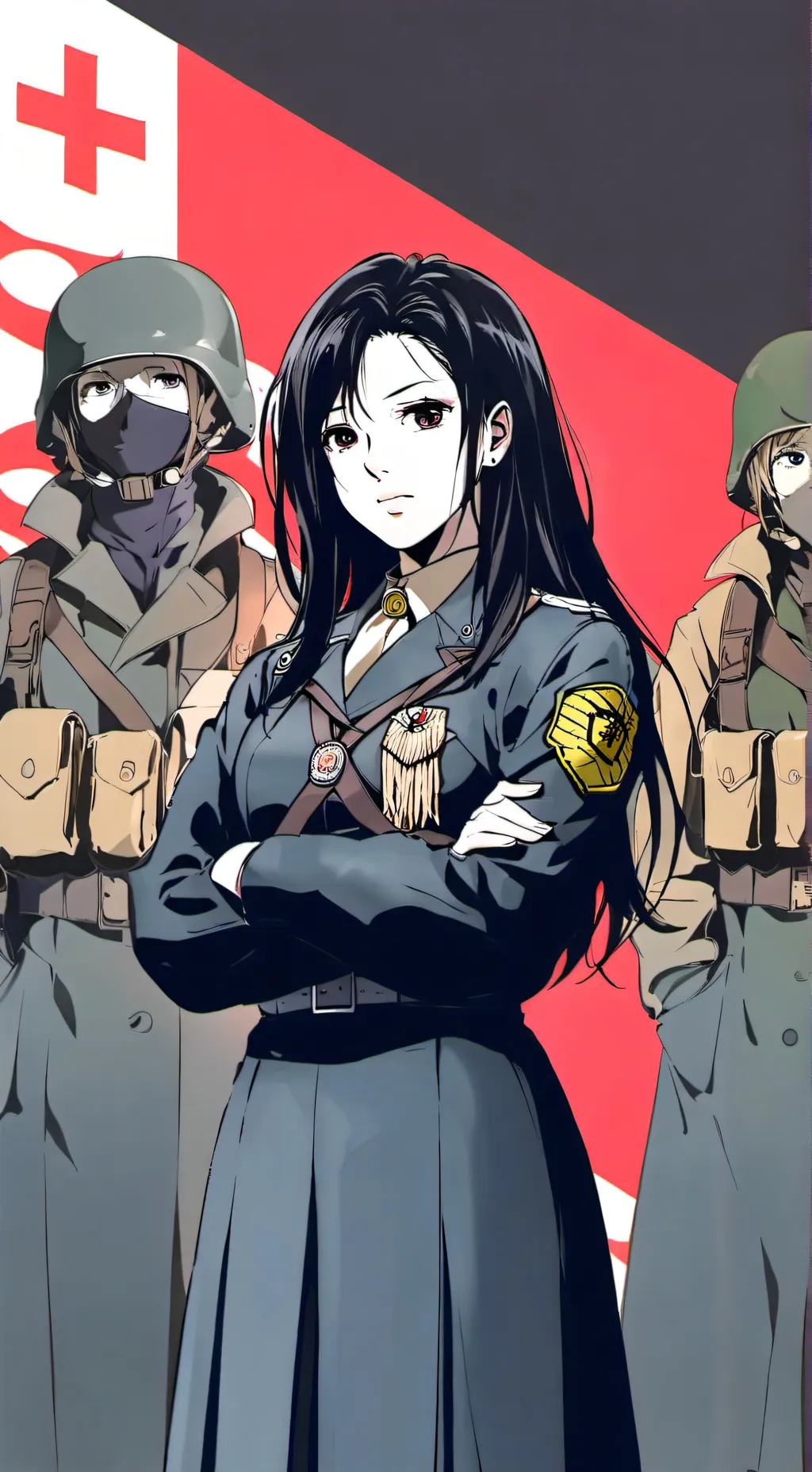 ai character: mundo de mujeres background