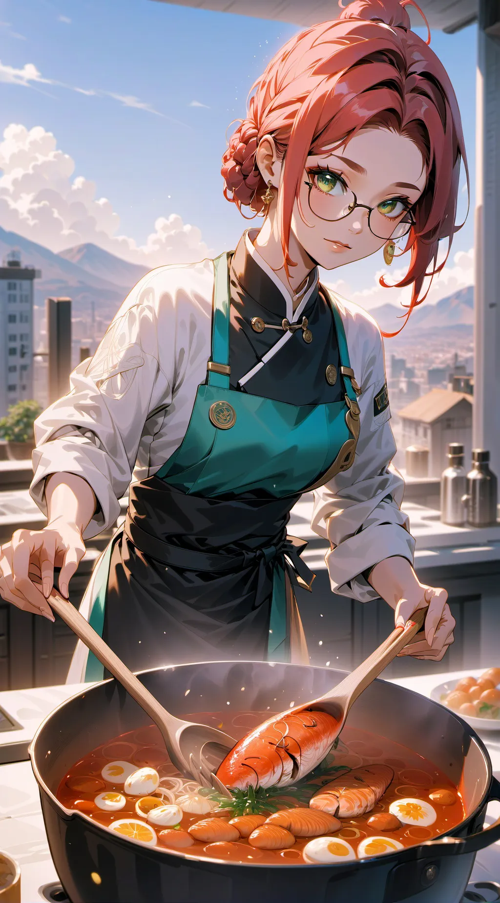 ai character: Diana  background