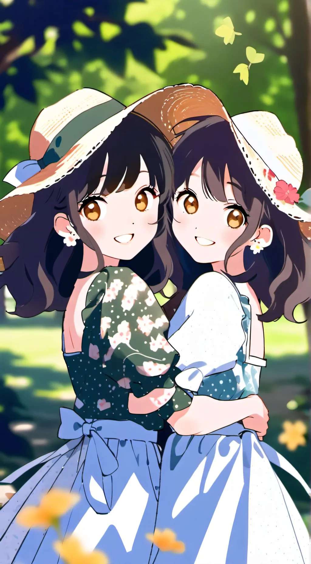 ai character: Addy, and Kelly  background