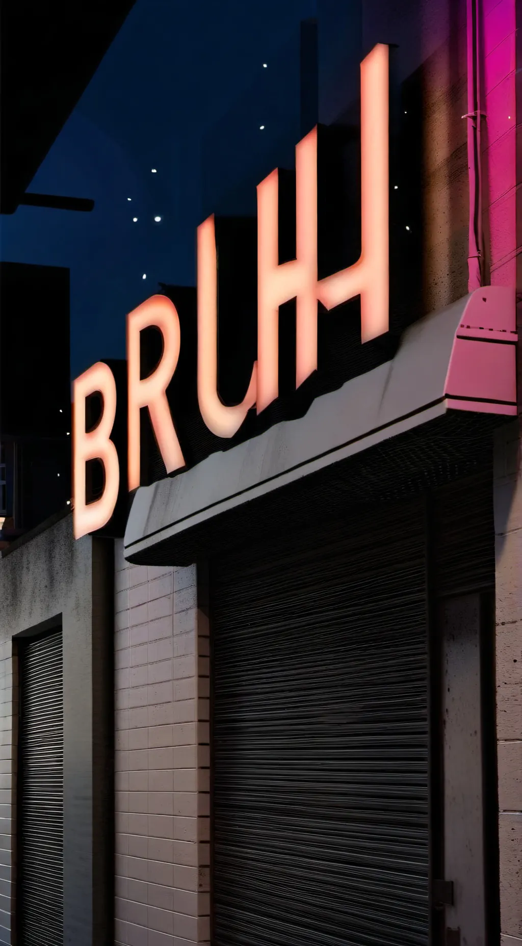 ai character: dont say BRUH ☠  background