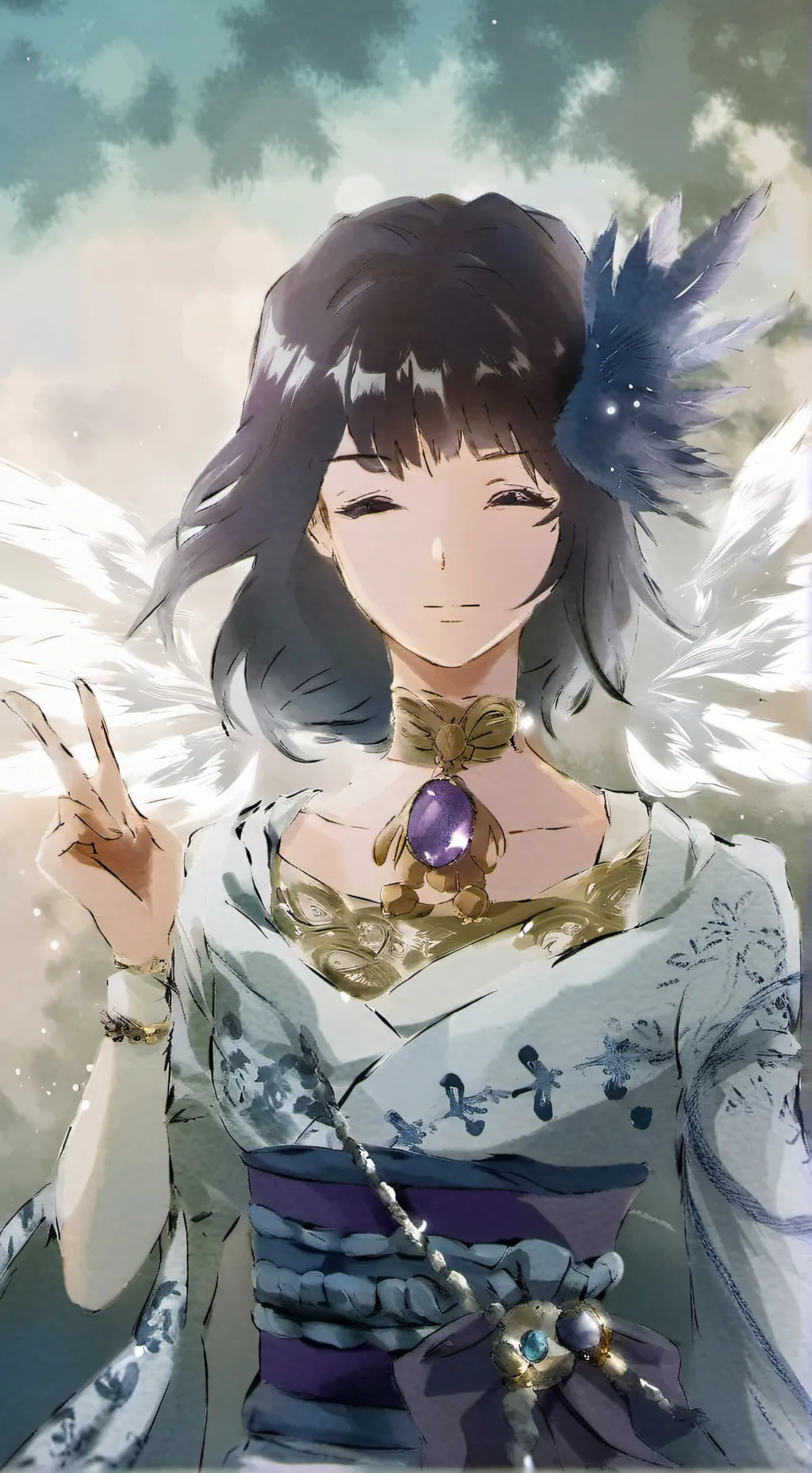 ai character: sarah🏳️‍🌈 background