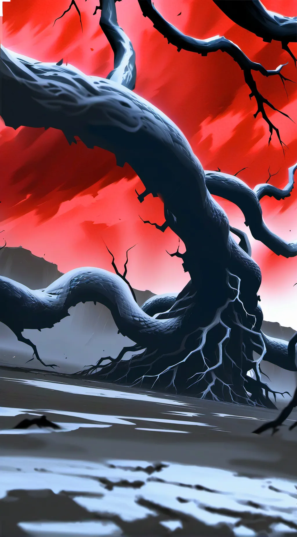 ai character: Stranger things 5 background