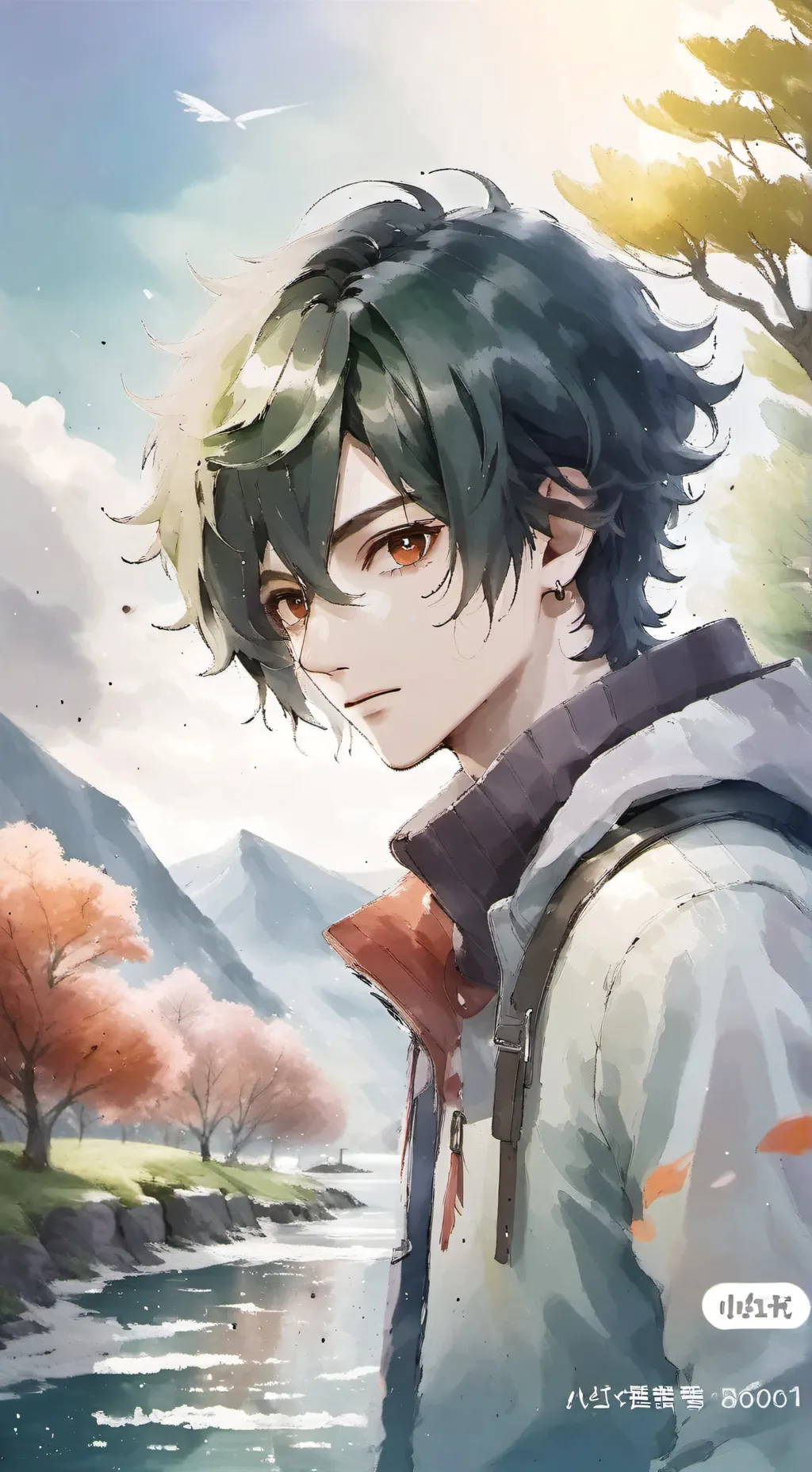 ai character: Mha you're Girl background