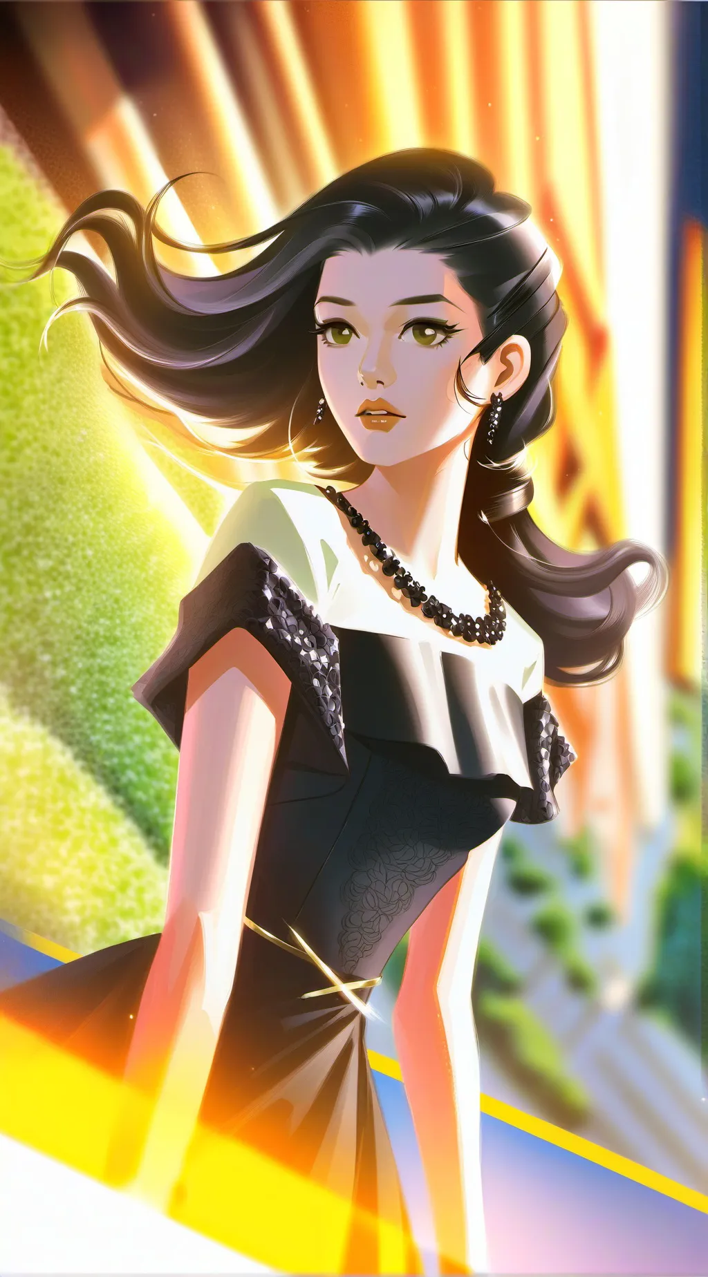 ai character: Lily background