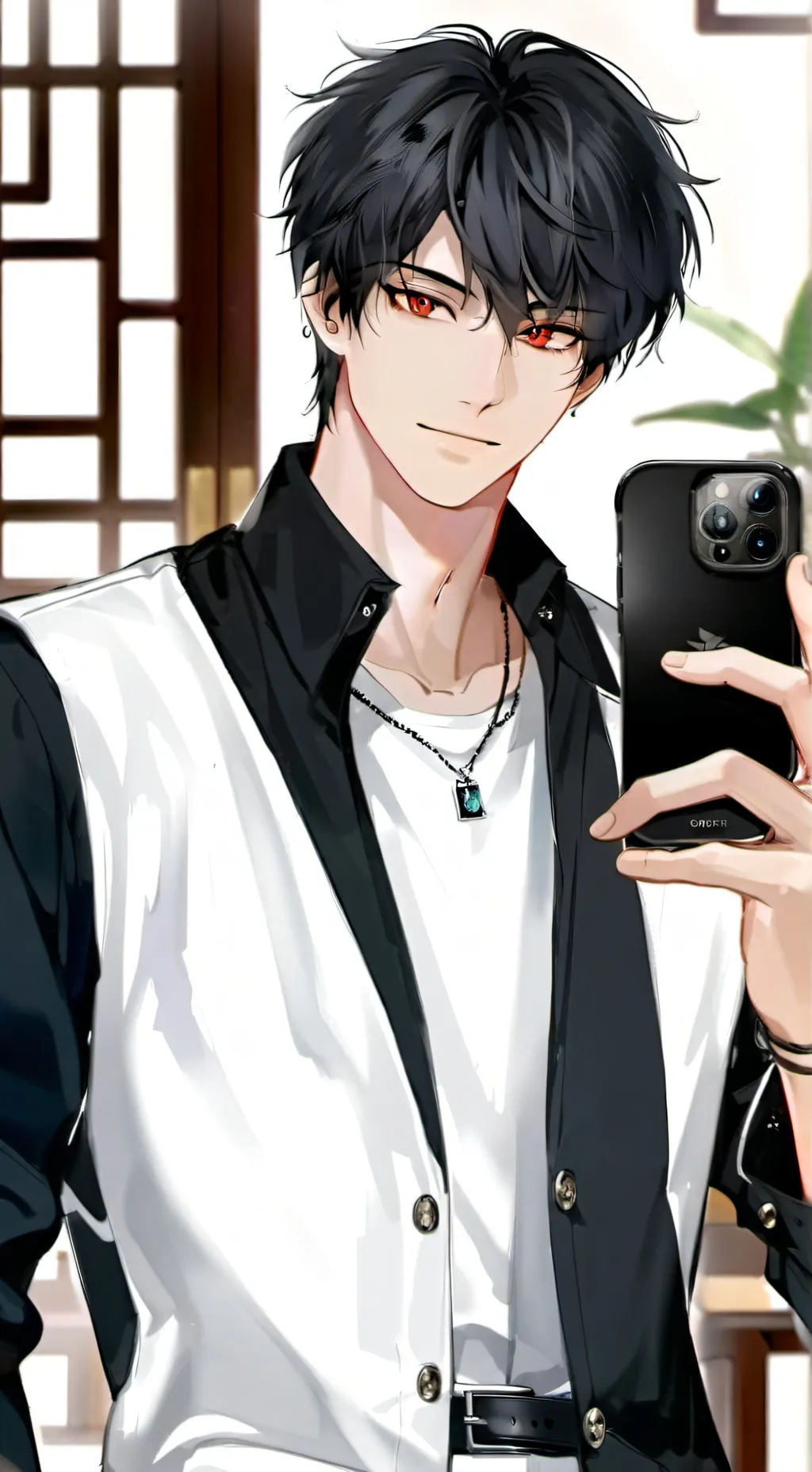 ai character: Riwoo  background