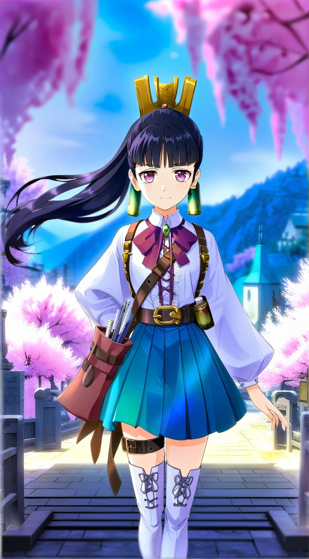 ai character: ANNOUNCEMENT 2 background