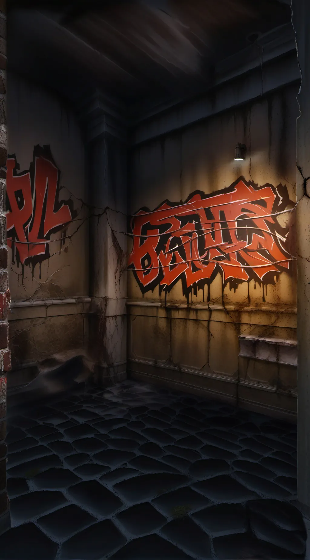 ai character: dead background