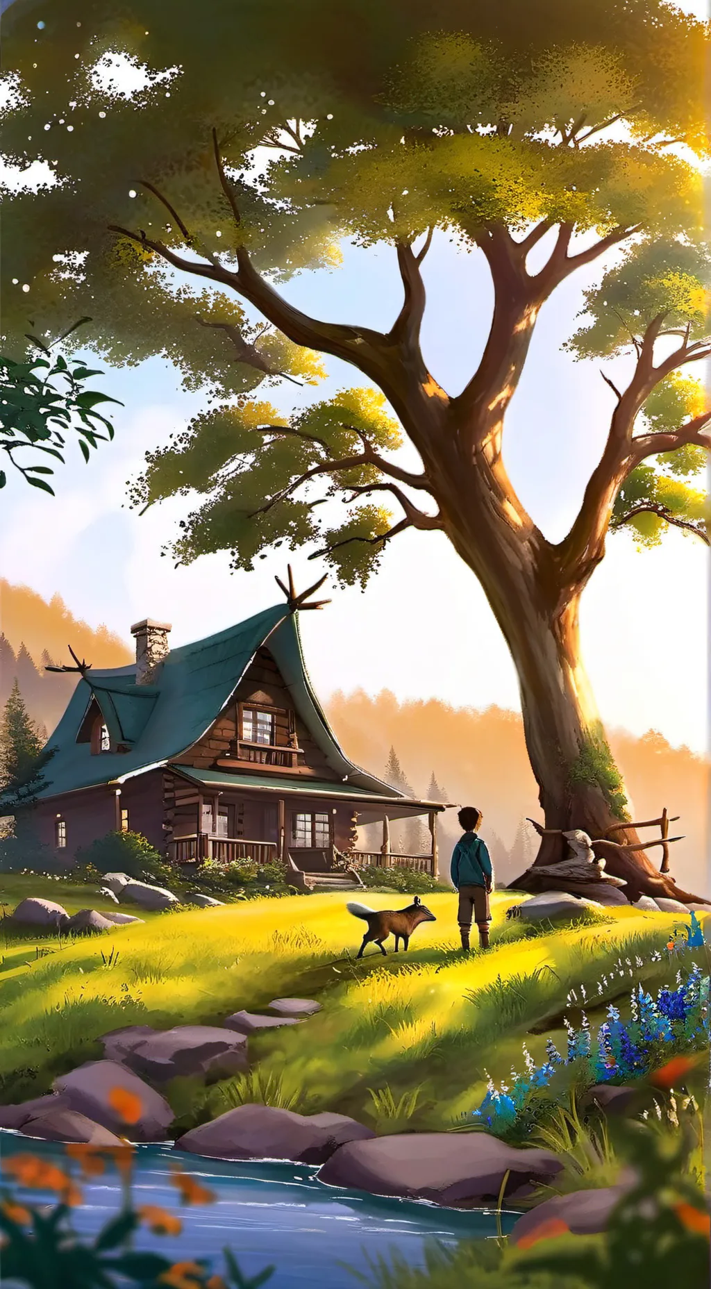 ai character: kny x forsaken background