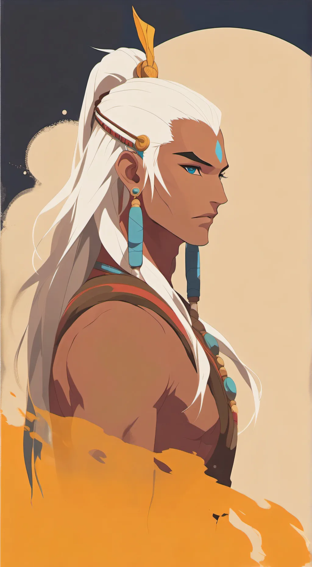 ai character: oasis background