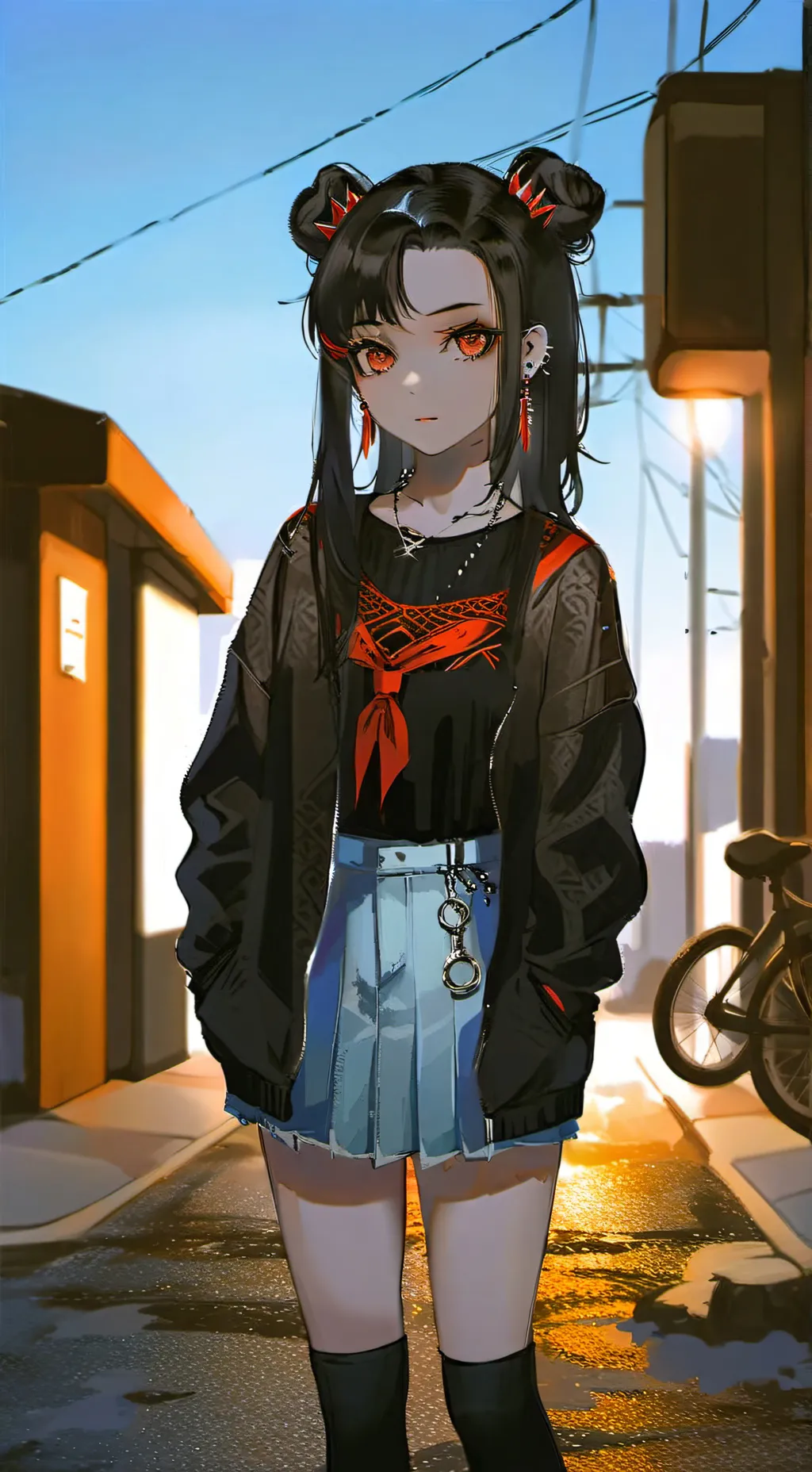 ai character: mha new student  background